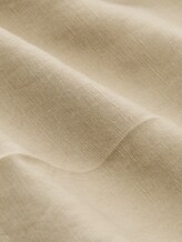 Bermudashort met losse pasvorm en linnen - Silver Olive - Materiaalweergave