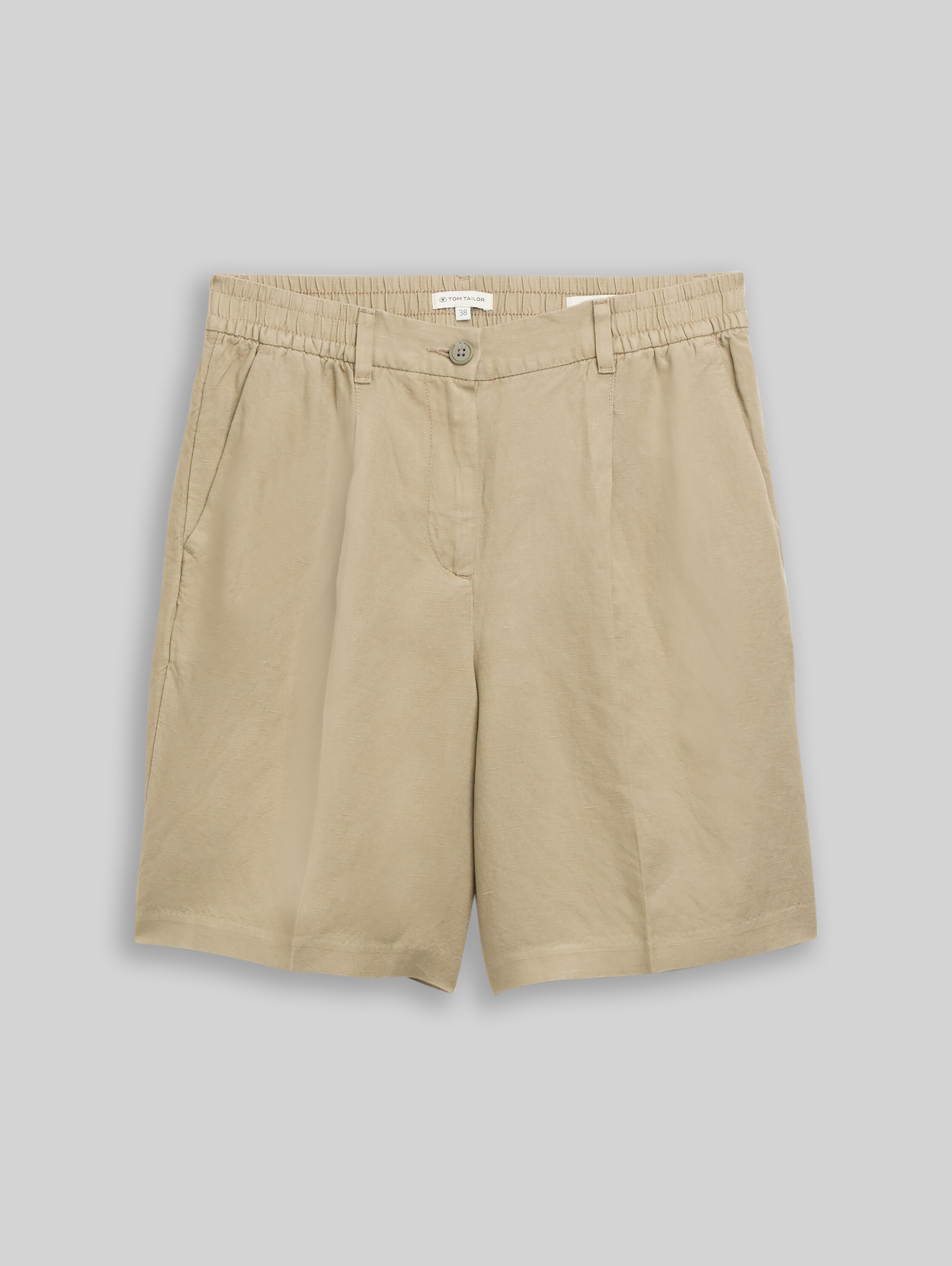 Loose Fit бермуди от смесен лен Bermuda - Image 2