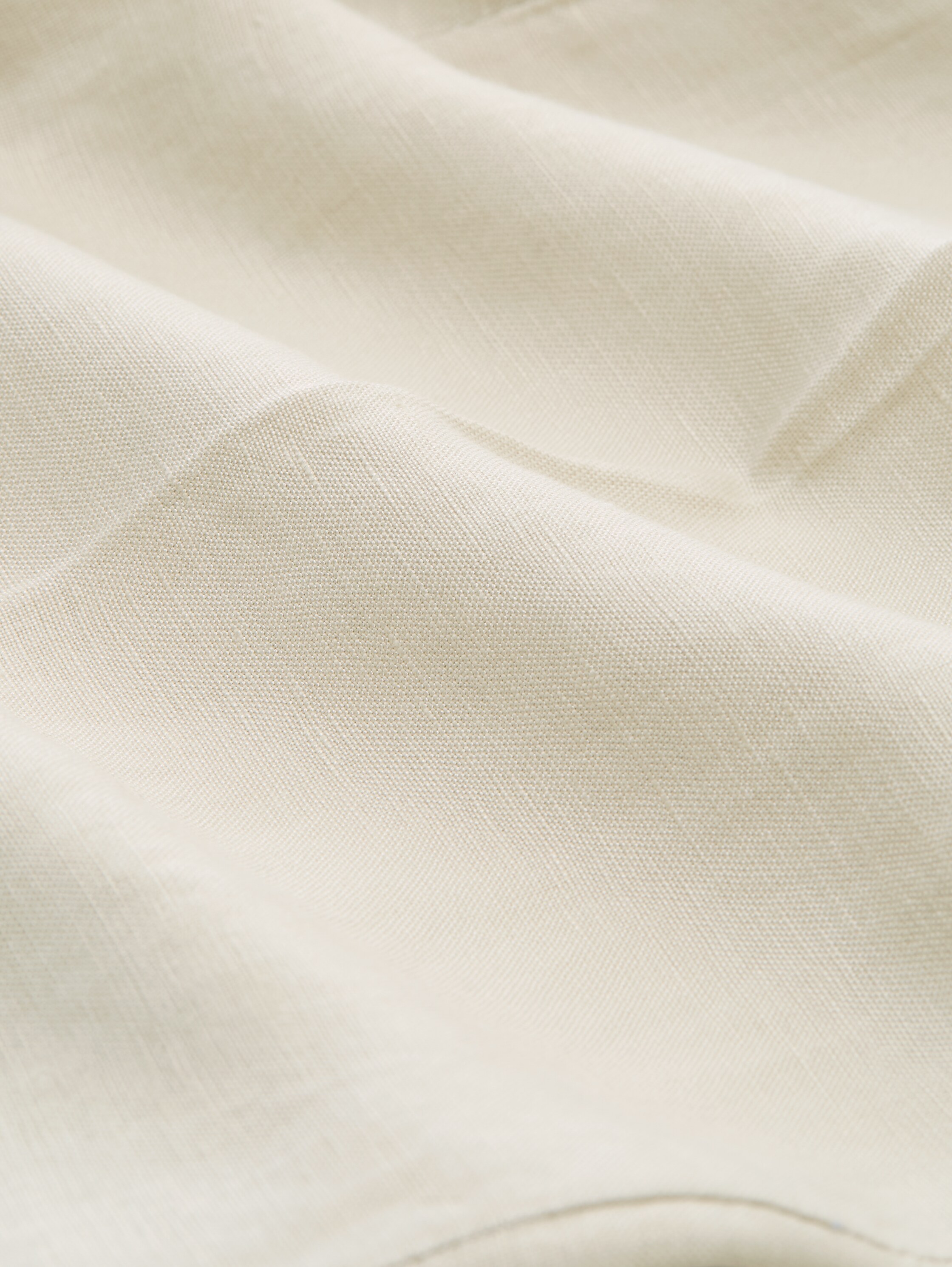 Bermudashort met losse pasvorm en linnen - sand_stone_beige - 