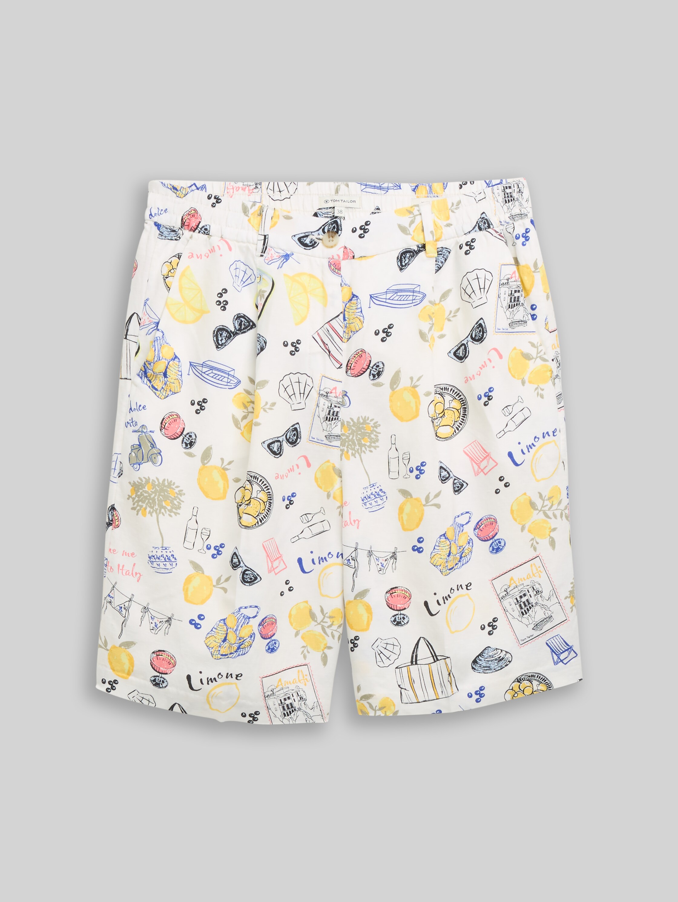 Loose Fit бермуди от смесен лен Bermuda - Image 2