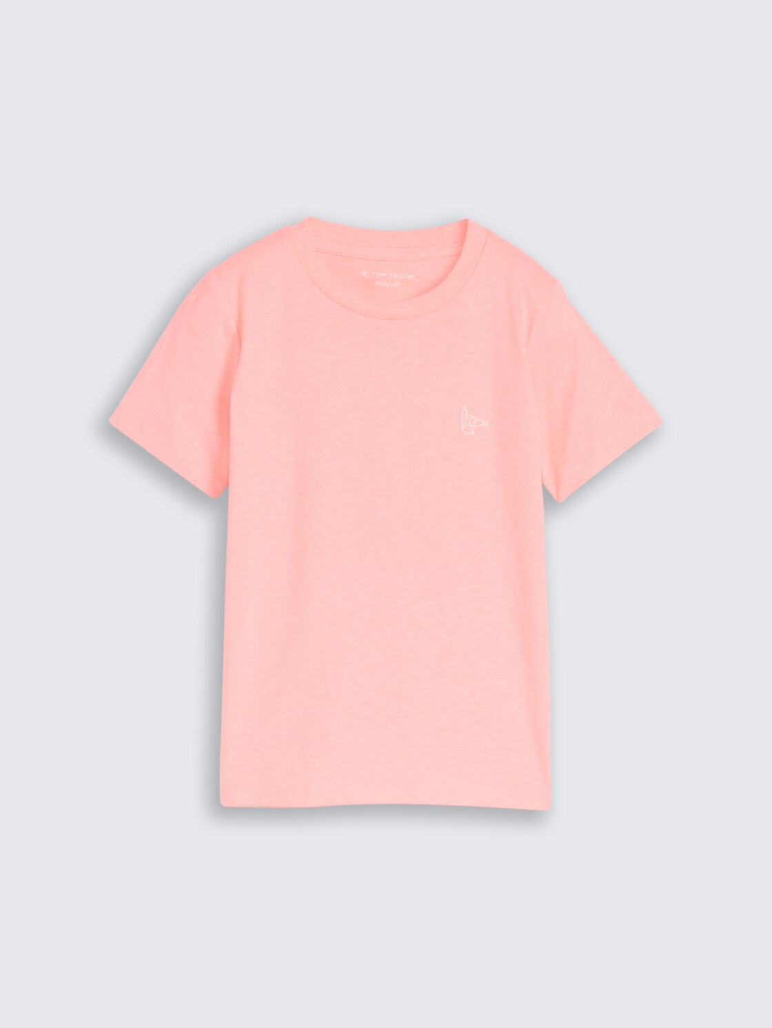 Basic T-Shirt - soft neon pink - Vorder-Produkt-Ansicht