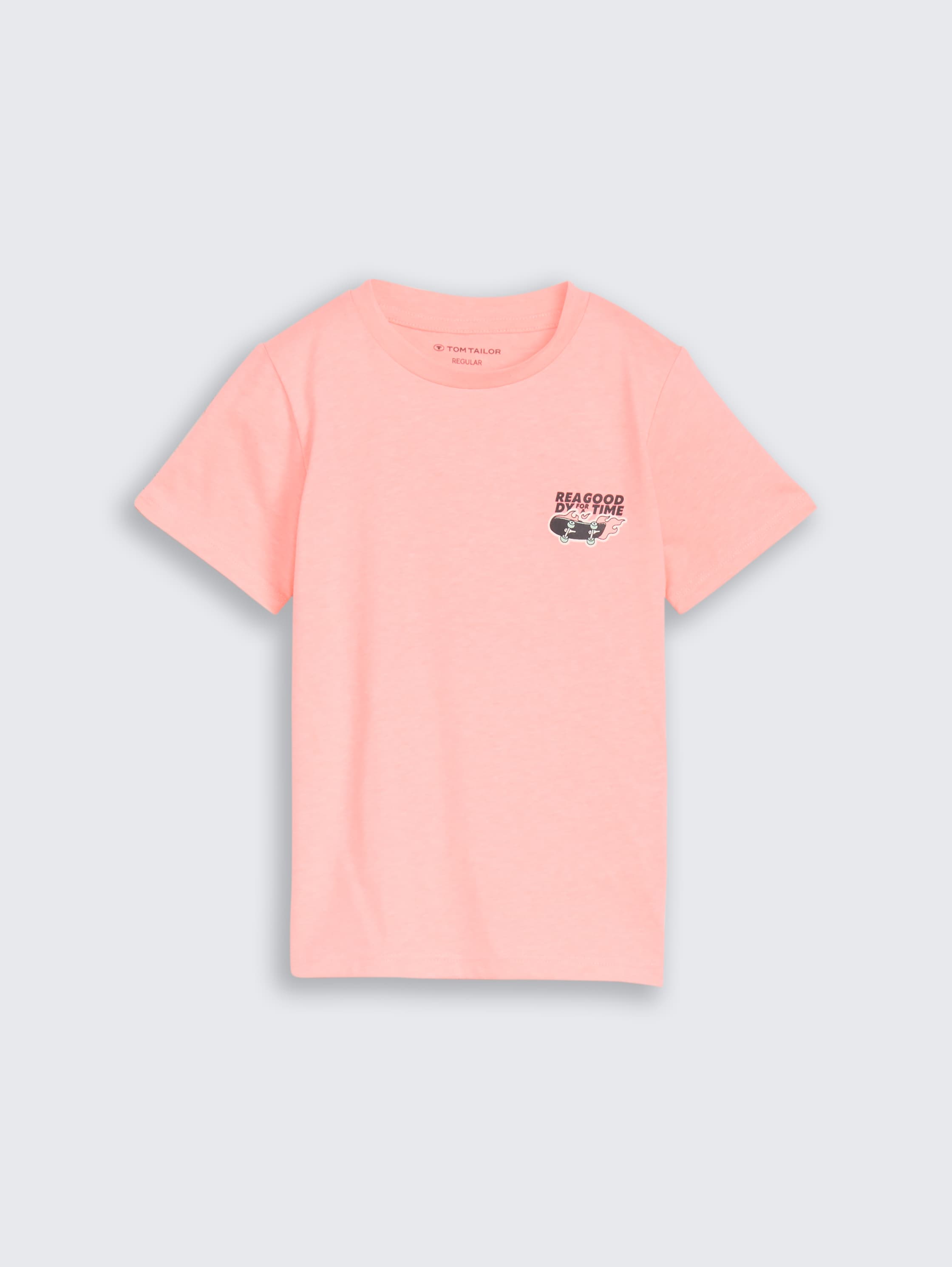 T-shirt with photo print - soft_neon_pink - 
