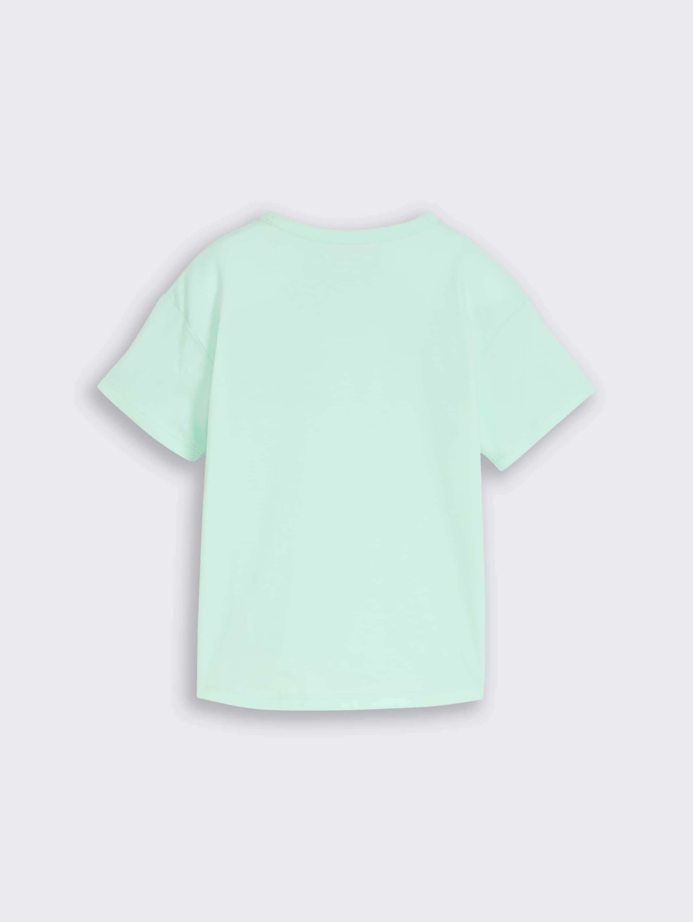 Oversized T-shirt met print - light_bay_green - 