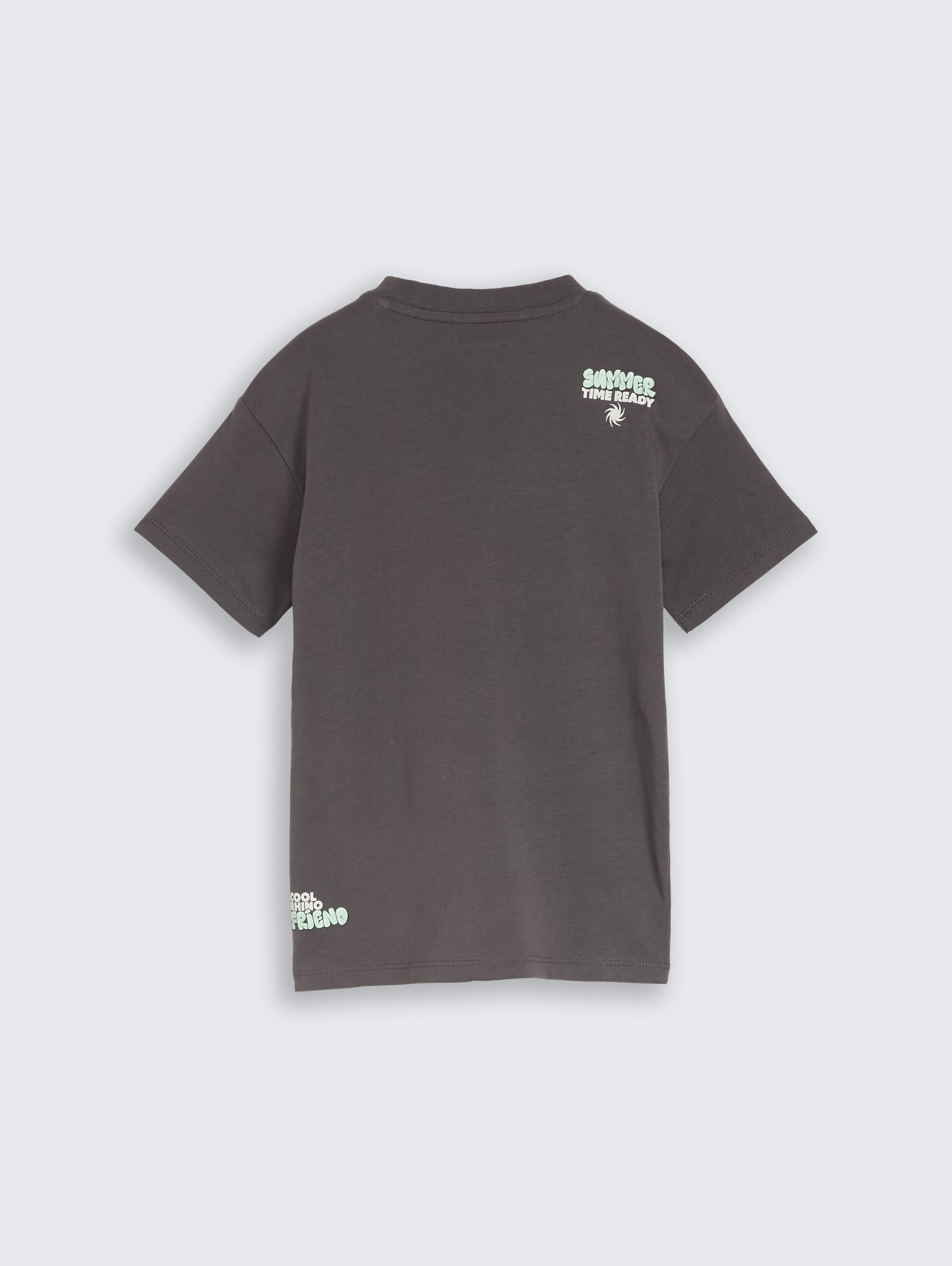 T-shirt oversize avec imprimé dans le dos - dark urban grey