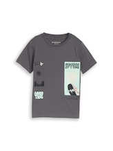 Ausgewählt, T-Shirt mit Foto-Print von Tom Tailor, grau