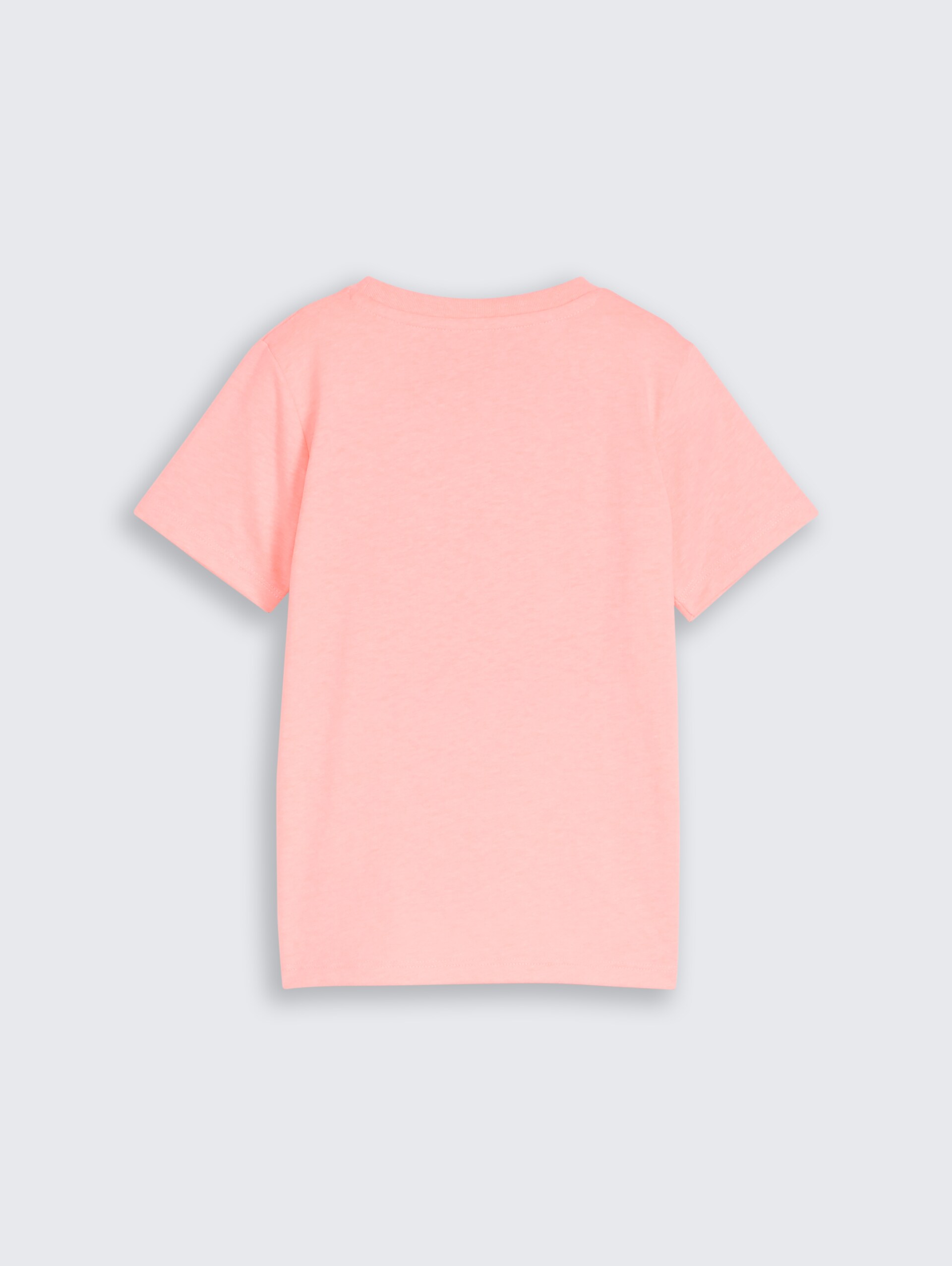 T-Shirt mit Wendepailletten - soft neon pink