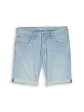 Nicht ausgewählt, TTPIERS SLIM Jeans Shorts mit Superstretch von Tom Tailor, blau
