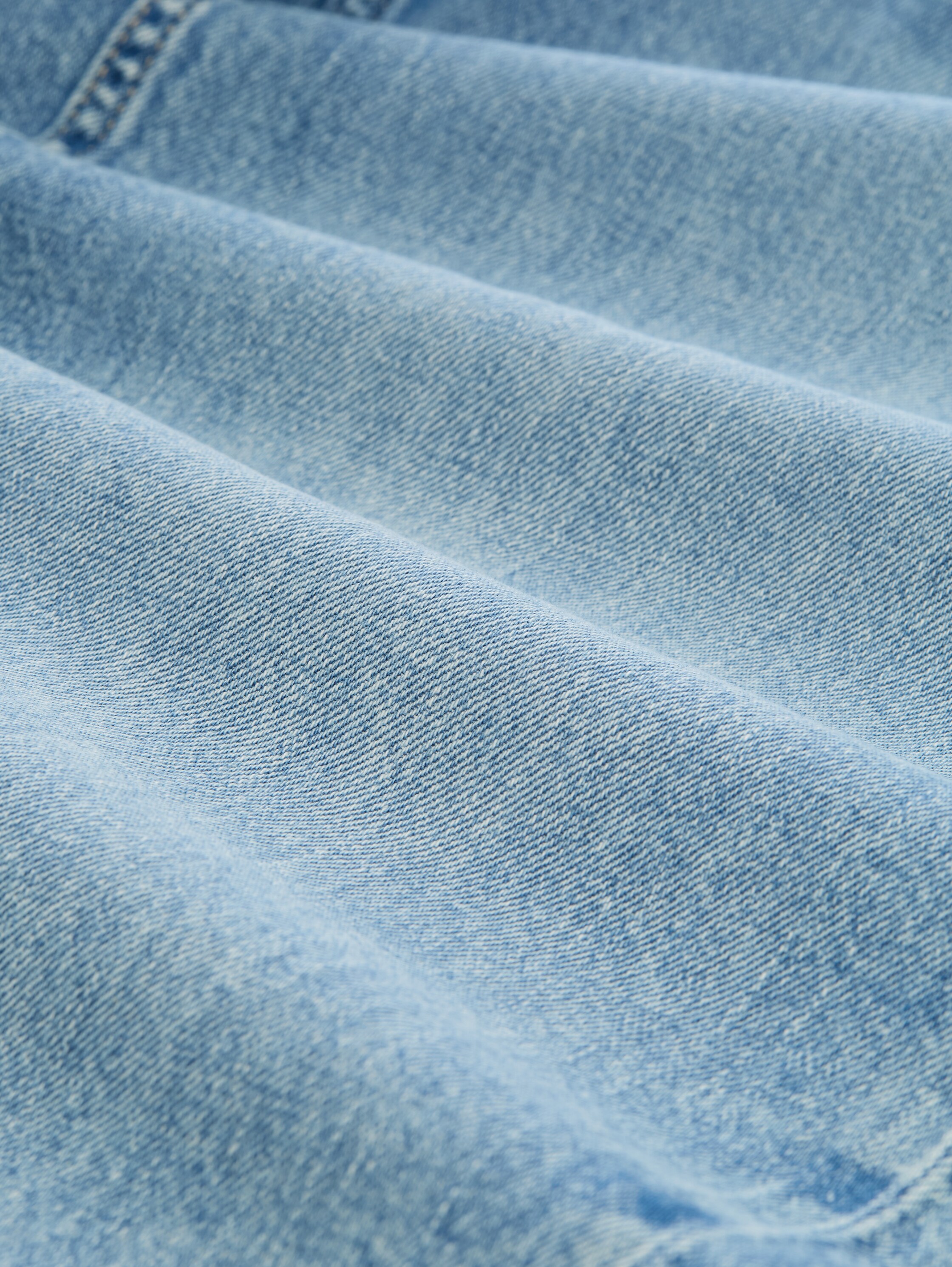 TTWAYLEN RELAXED Ultralight Jeans Shorts - used_light_stone_blue_denim - 