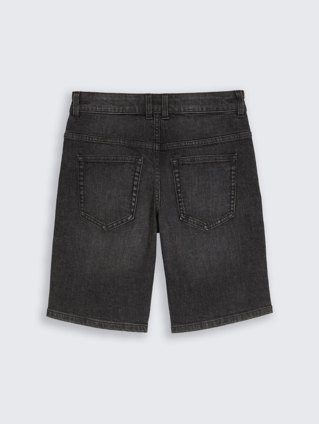 JIM BERMUDA Jeans Shorts mit Stretch - used dark stone grey denim