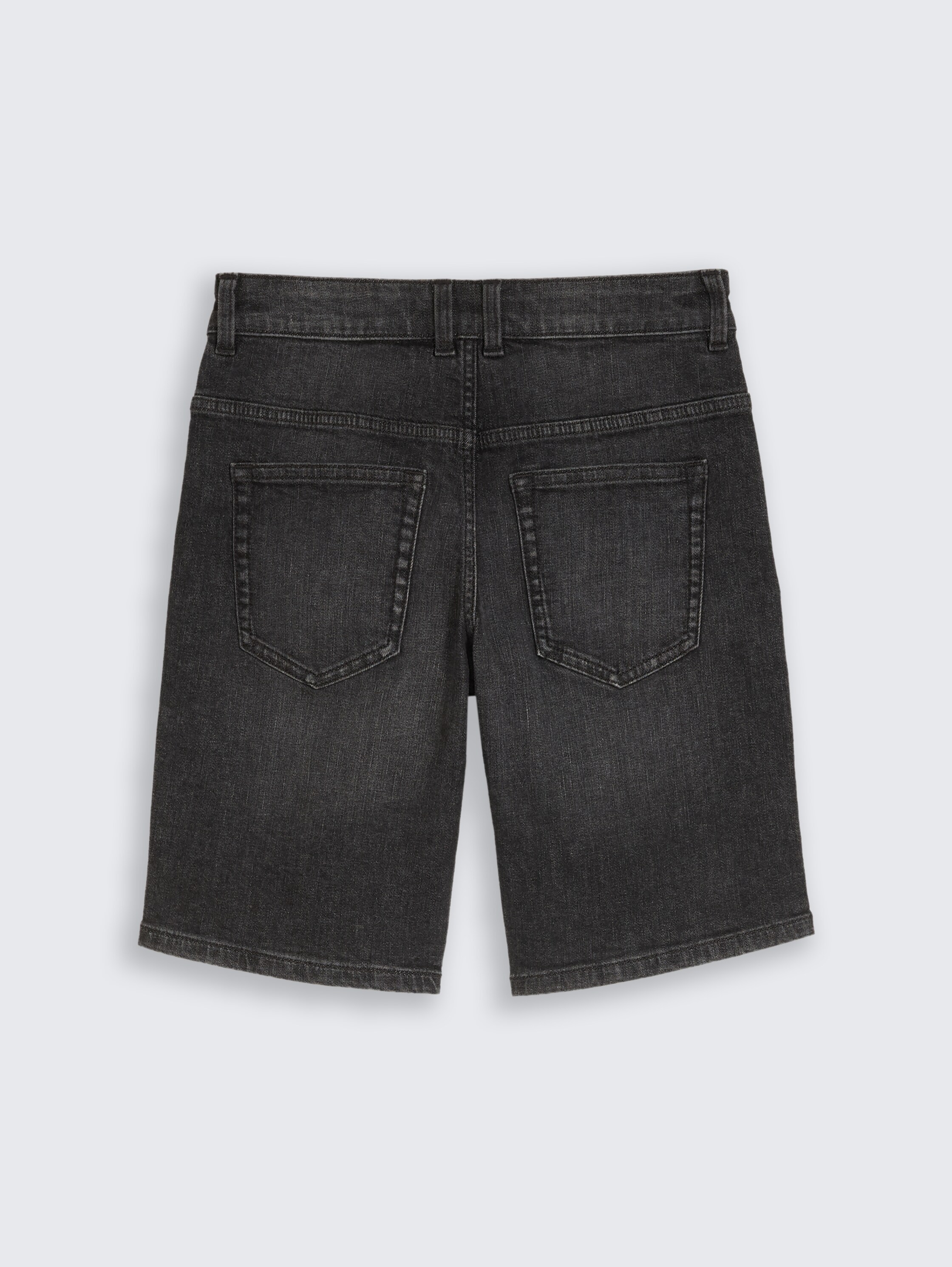Short en jean JIM BERMUDA stretch - used dark stone grey denim