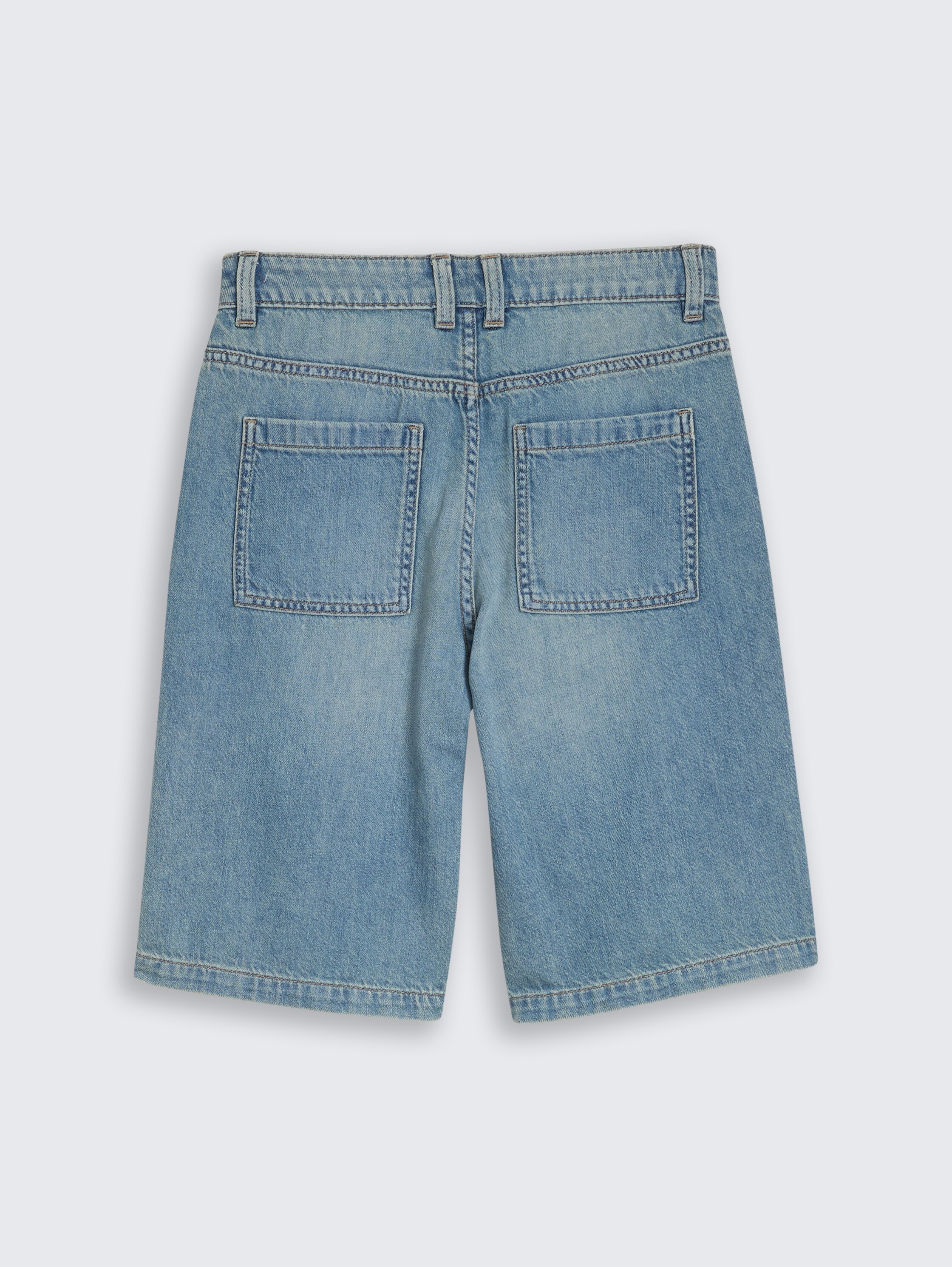 Baggy jeans shorts - tinted_blue_denim - 