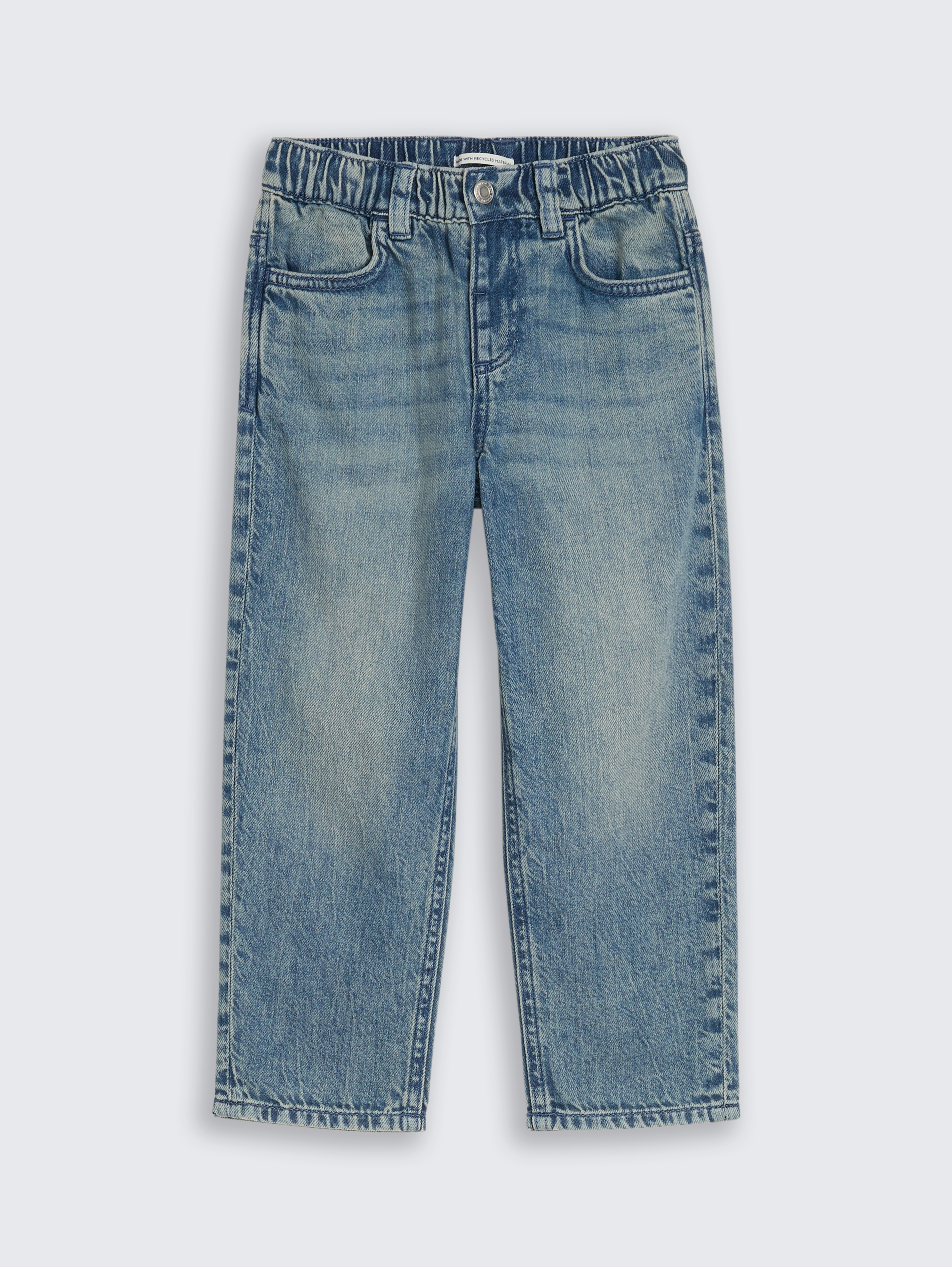 Loose Fit Jeans von Mini Boys, Tinted Blue Denim