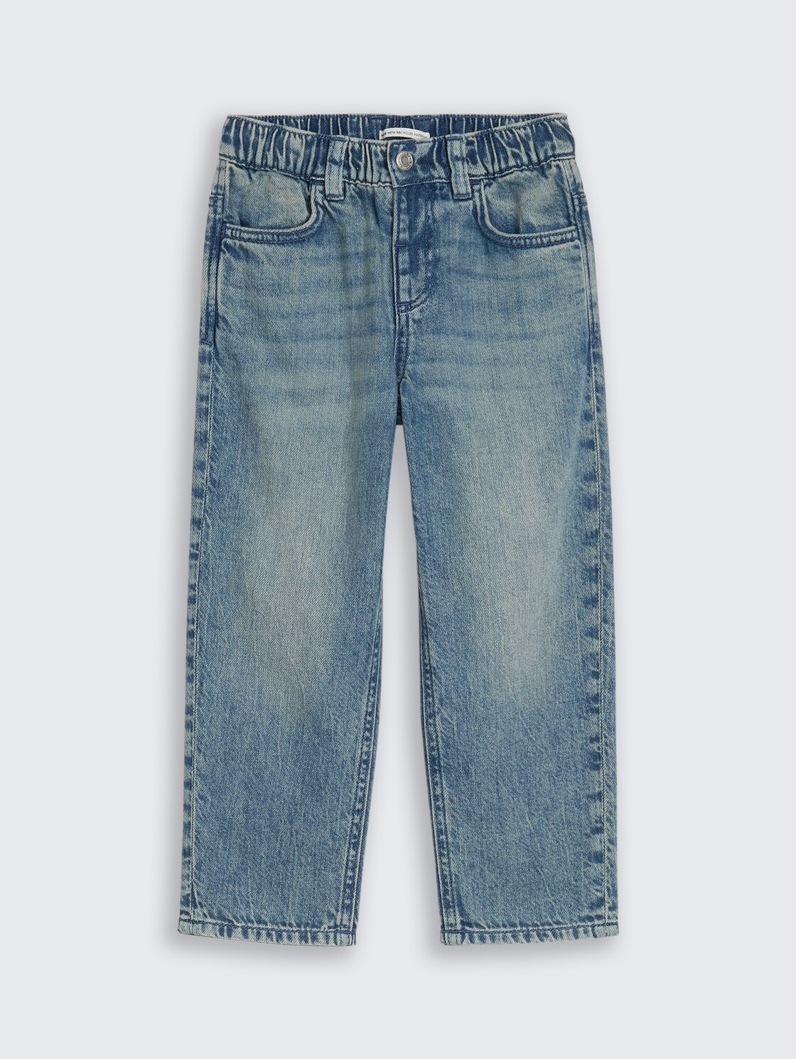 Loose Fit Jeans - Tinted Blue Denim - Vorder-Produkt-Ansicht