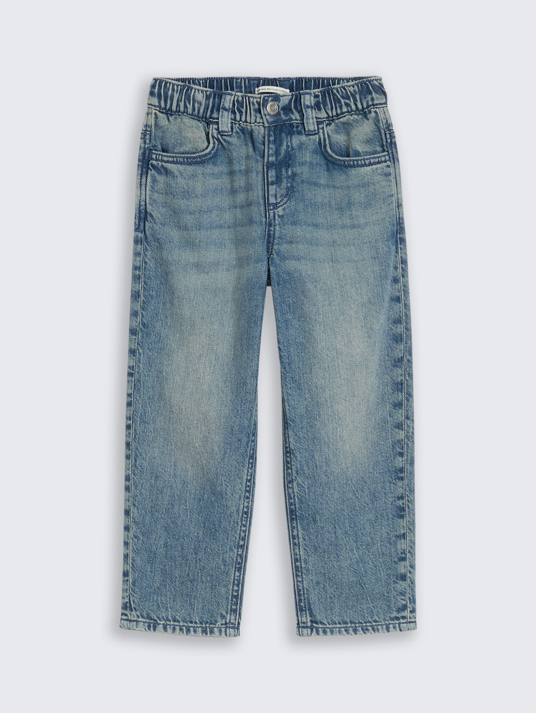 Losvallende jeans - tinted_blue_denim - 