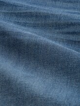TTJOSH Short en jean Regular Slim - mid stone bright blue denim - Vue de la matière