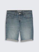 Short en jean TTJOSH REGULAR SLIM - light stone blue grey denim - Vue de face du produit