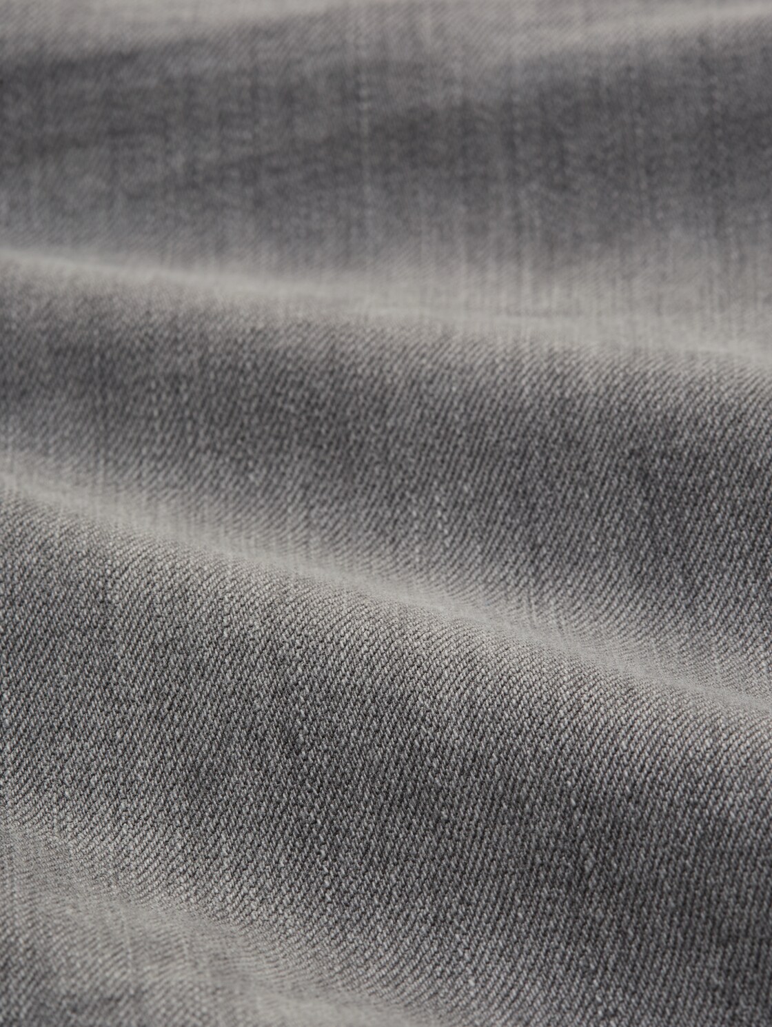 TTJOSH REGULAR SLIM Jeans Shorts - grey denim - Material-Ansicht