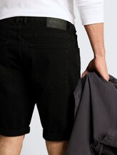 Short en jean TTJOSH REGULAR SLIM - black black denim - Vue détaillée du modèle