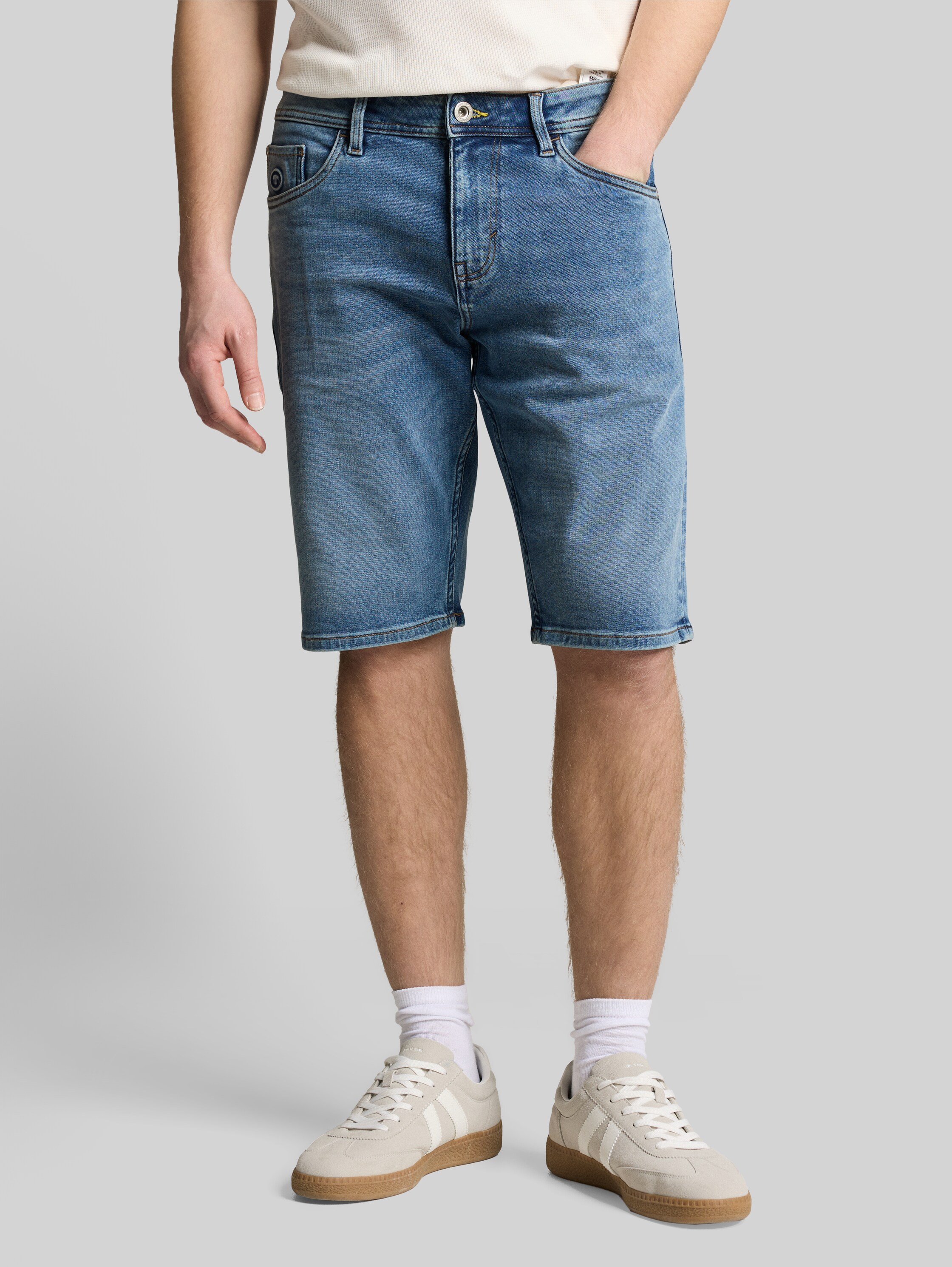 Дънкови къси панталони JOSH Regular Slim със супер еластан Stretch - Image 3