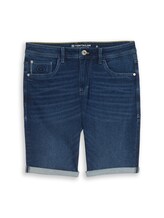 Ausgewählt, TTJOSH REGULAR SLIM Jeans Shorts mit Superstretch von Tom Tailor, blau