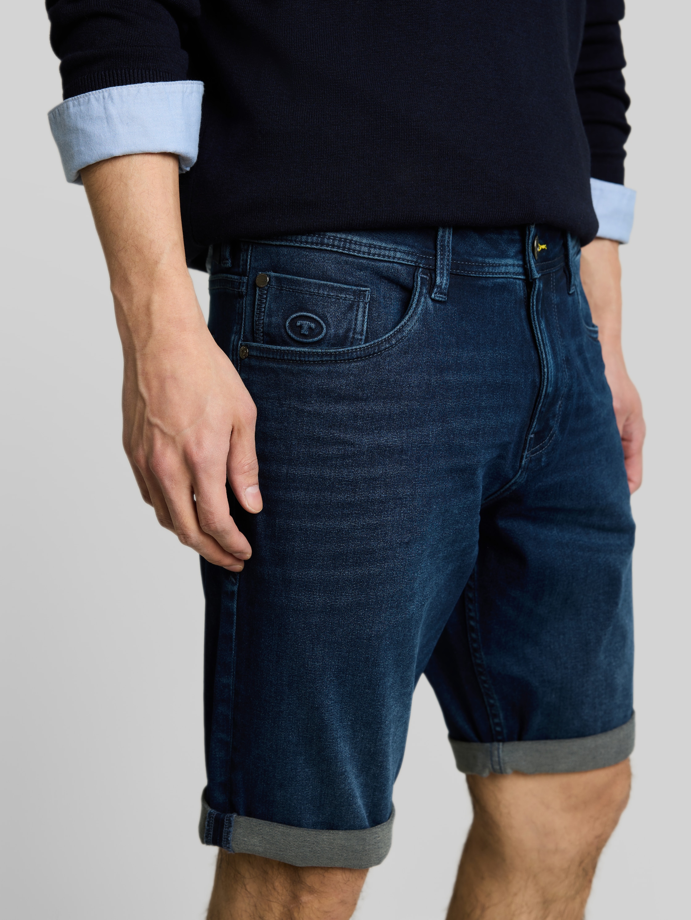 Дънкови къси панталони JOSH Regular Slim със супер еластан Stretch - Image 6