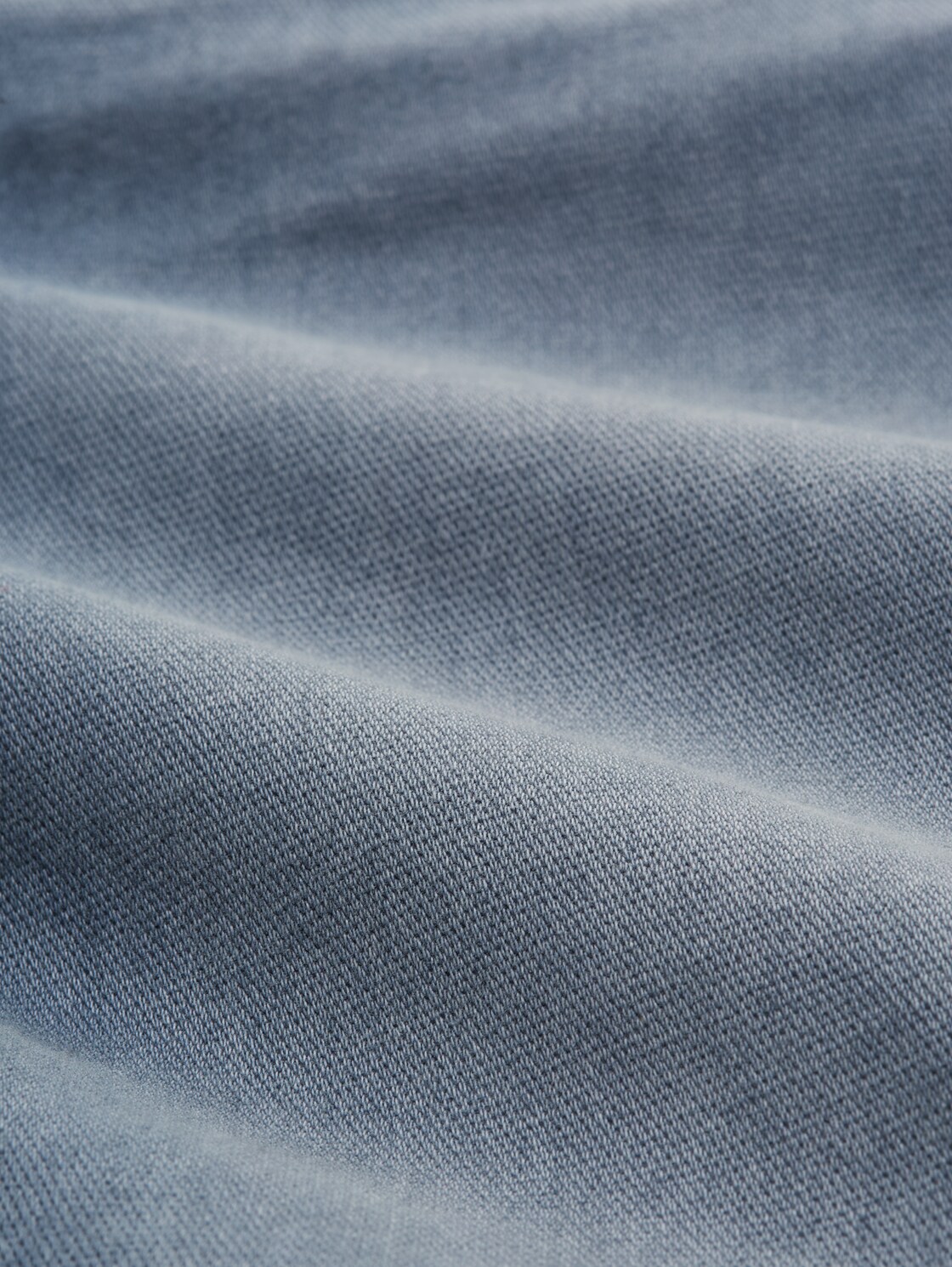 TTJOSH REGULAR SLIM Jeans Shorts mit Superstretch - mid stone blue grey denim - Material-Ansicht