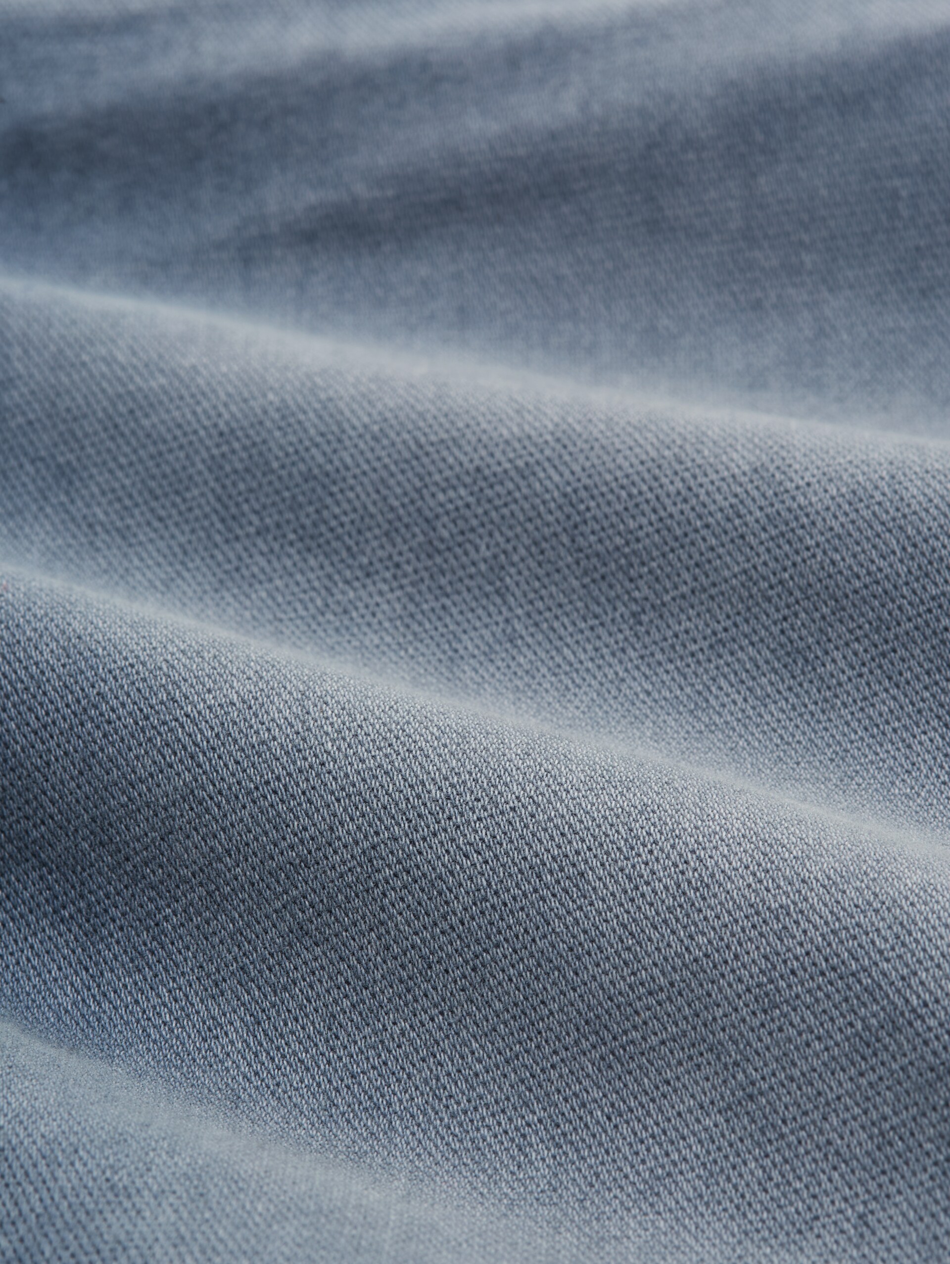 TTJOSH REGULAR SLIM Jeans Shorts mit Superstretch - mid stone blue grey denim - Material-Ansicht