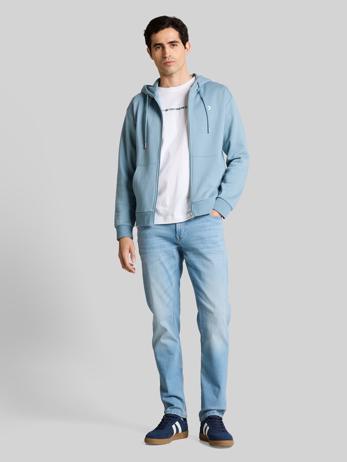 TTCURT TAPERED Jeans mit Superstretch von Men, Light Stone Blue Denim