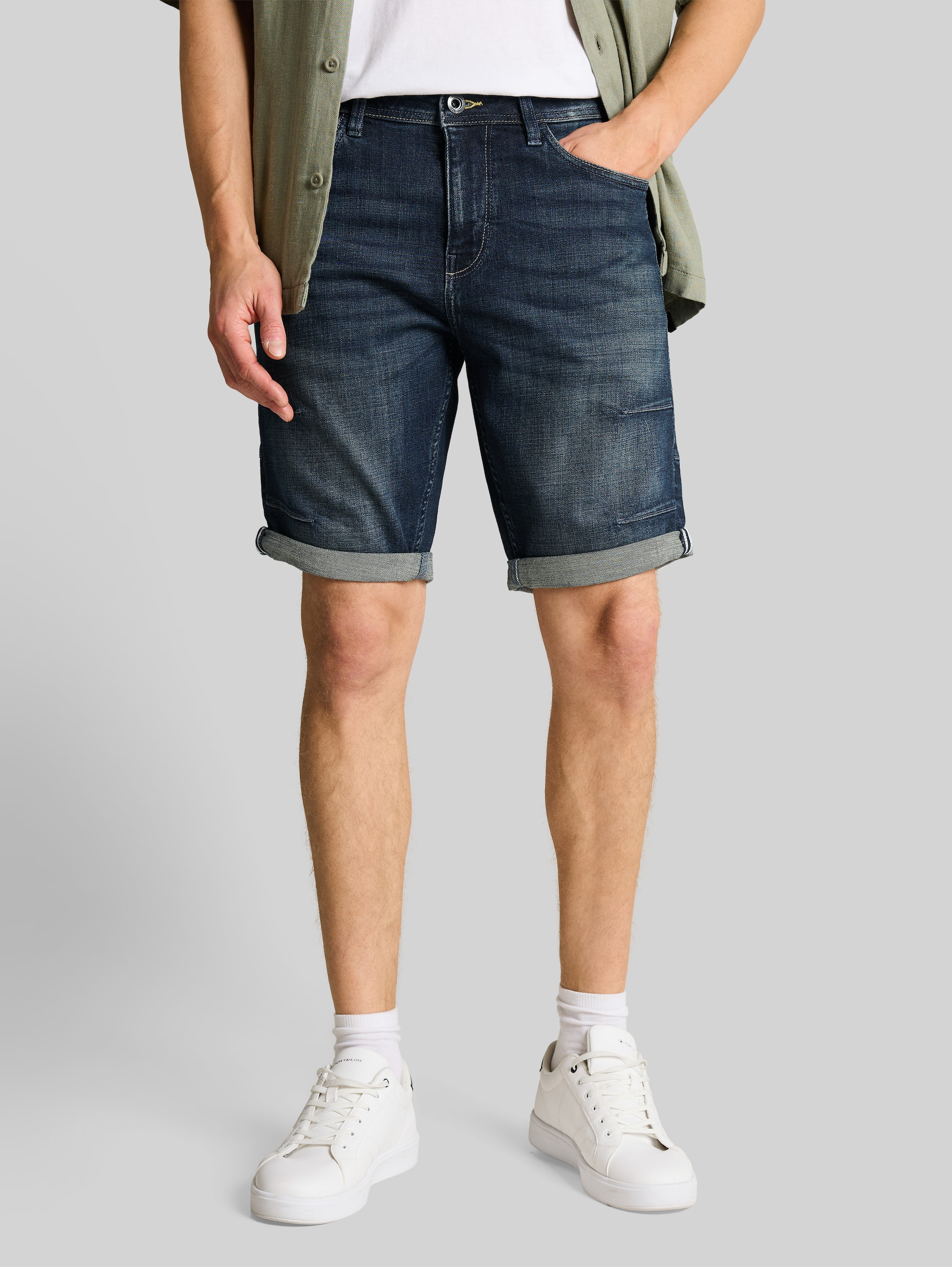 Дънкови къси панталони JOSH Regular Slim Stretch - Image 3