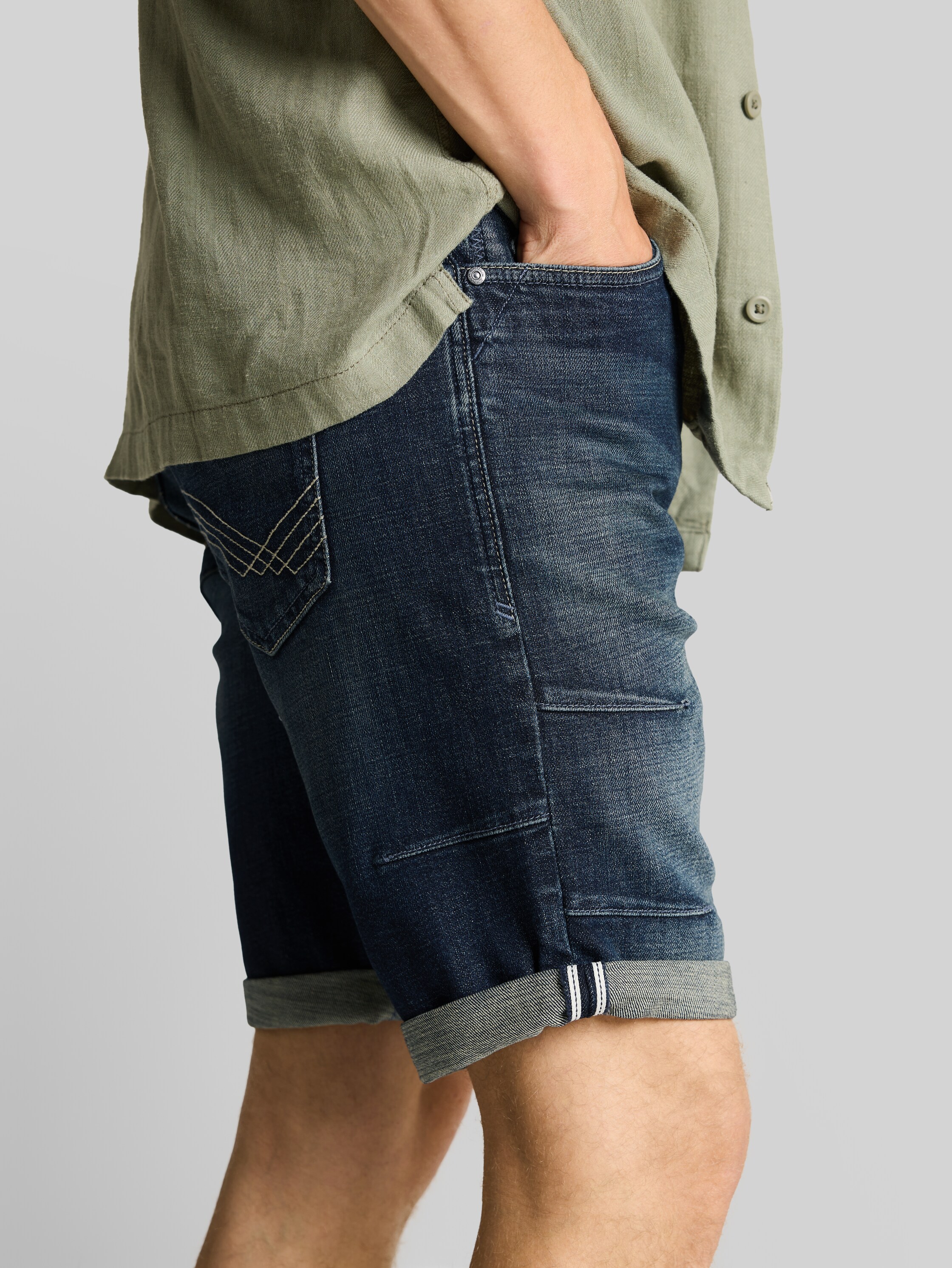 Дънкови къси панталони JOSH Regular Slim Stretch - Image 6