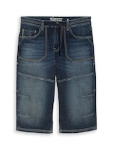 Nicht ausgewählt, TTMORRIS RELAXED Overknee Jeans Shorts mit Stretch von Tom Tailor, weiß