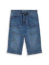 Ausgewählt, TTMORRIS RELAXED Overknee Jeans Shorts mit Stretch von Tom Tailor, blau