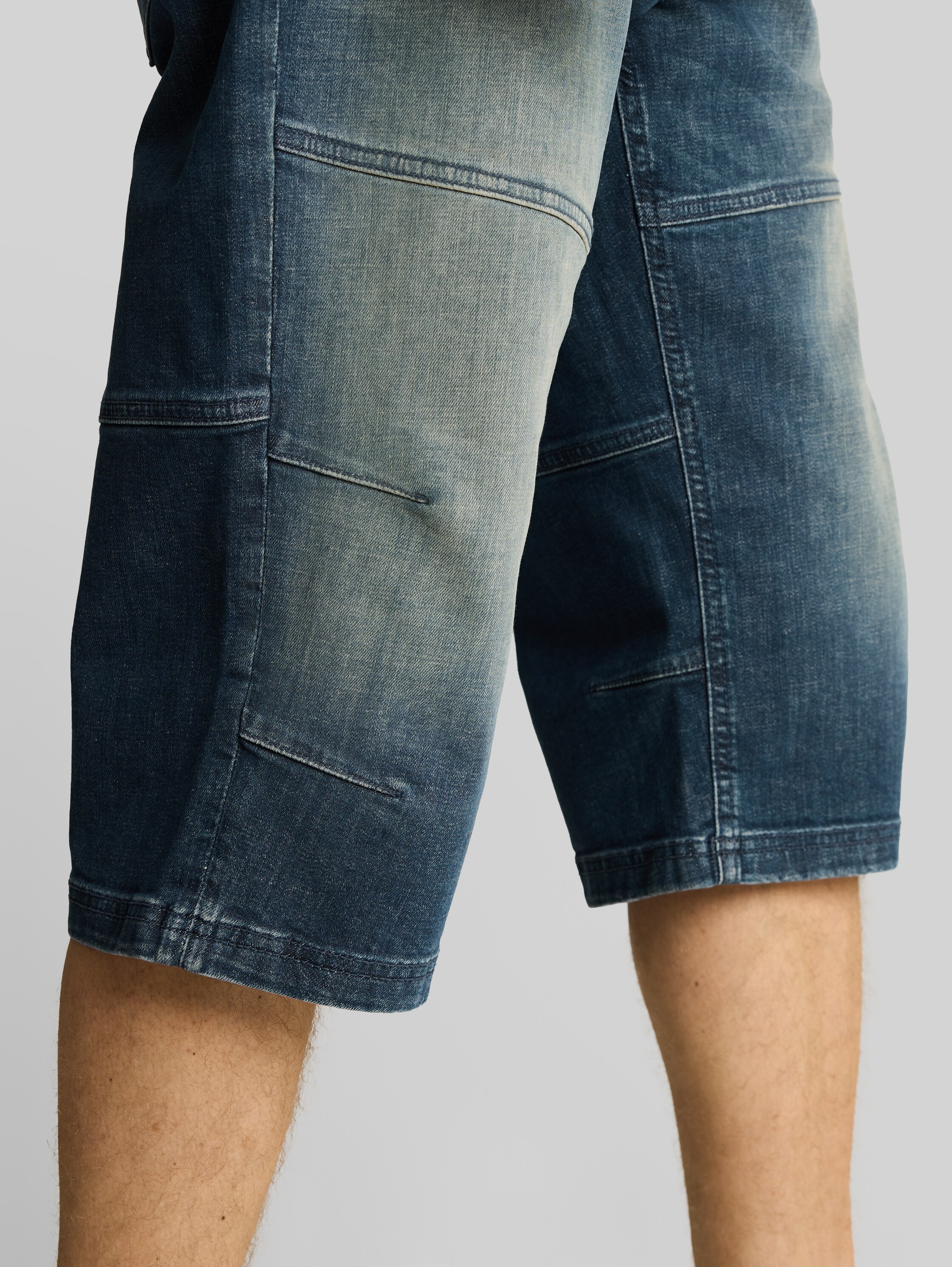 Дънкови къси панталони Morris Relaxed над коляното Stretch - Image 6