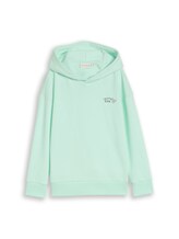 Ausgewählt, Oversize Hoodie Sweatshirt mit Rückenprint von Tom Tailor, grün