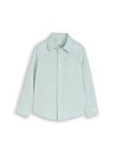 Ausgewählt, Dobby Hemd mit Streifen von Tom Tailor, blau