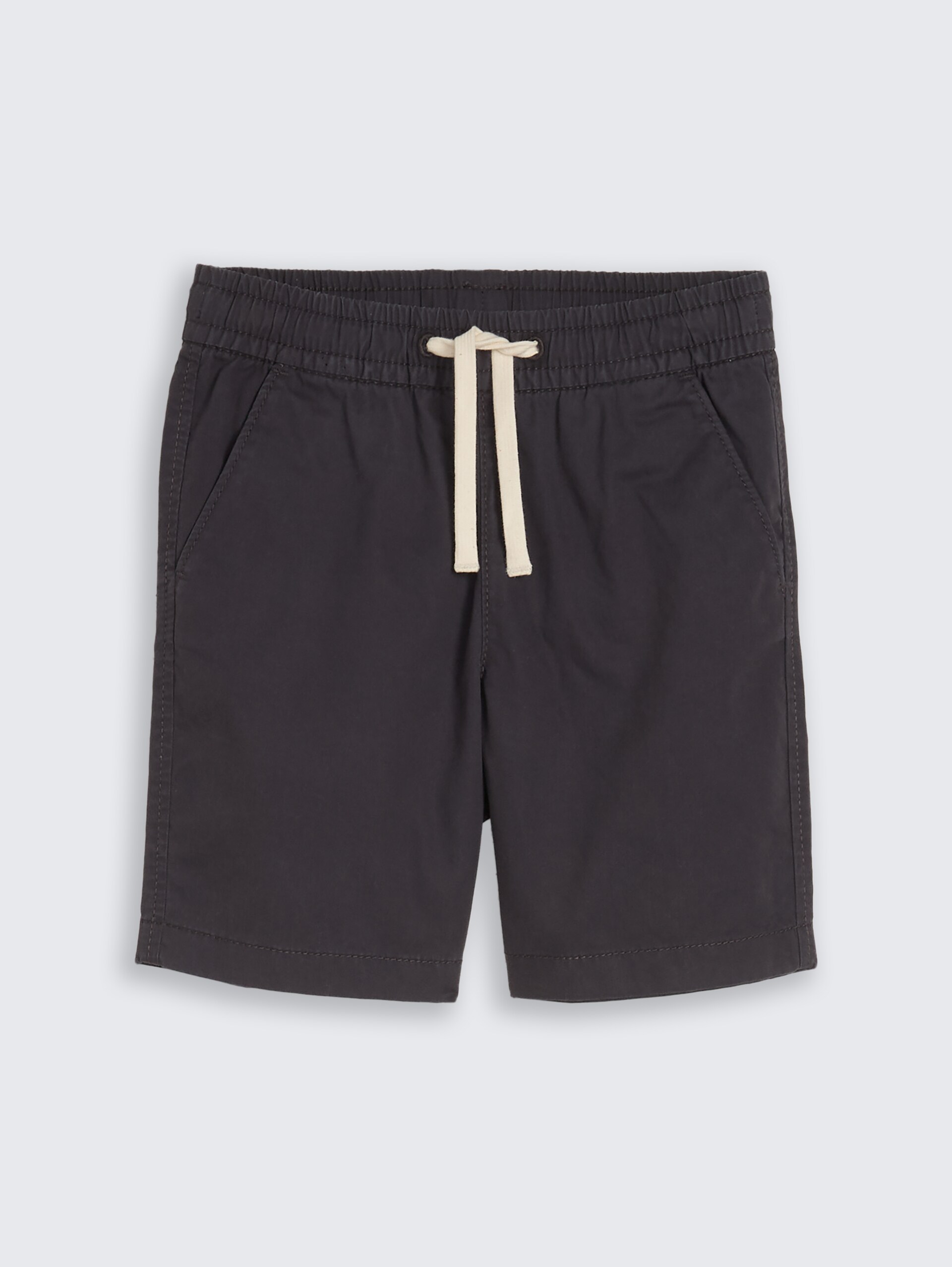 Losse shorts met trekkoord - coal grey - Product vooraanzicht
