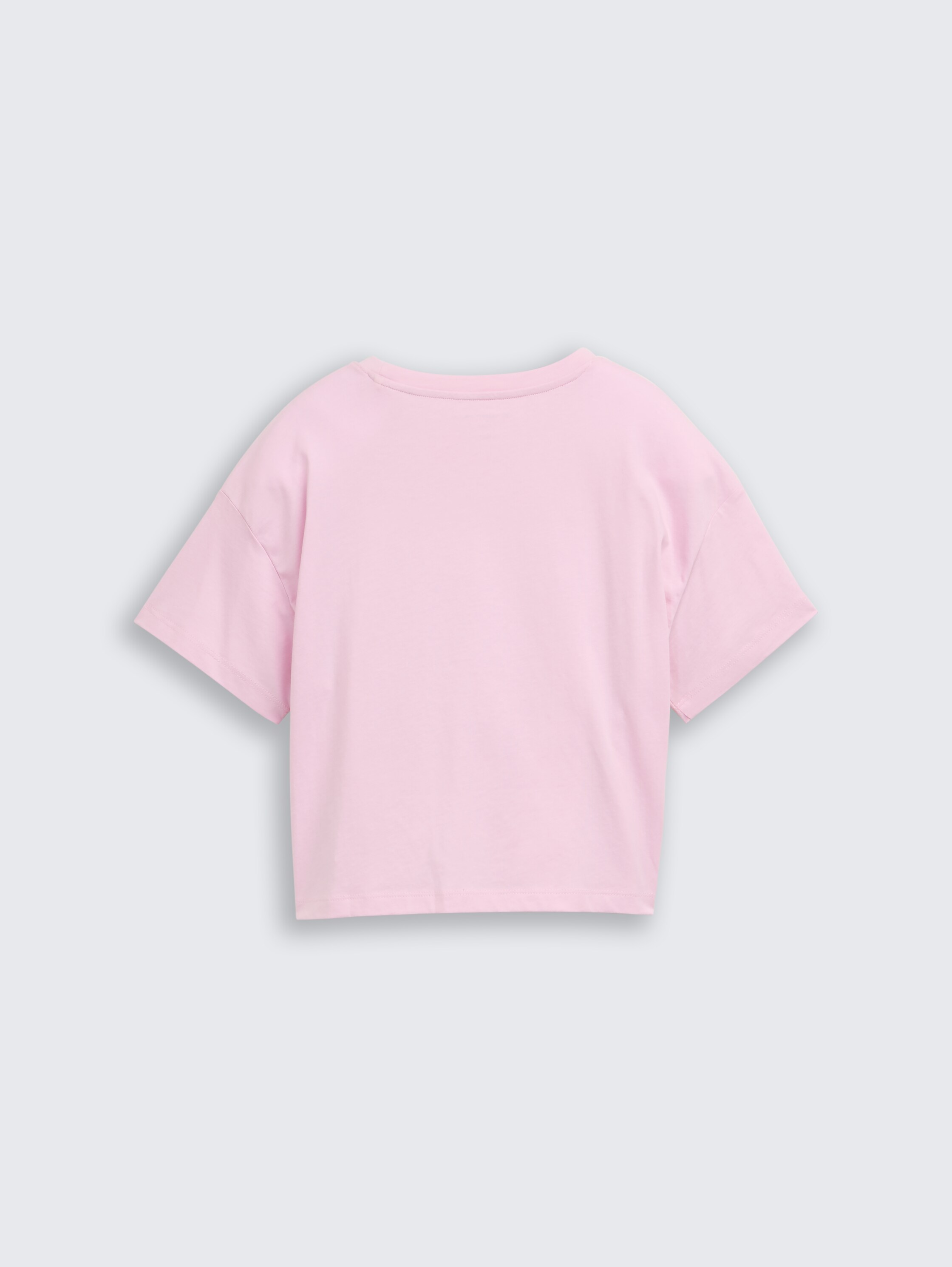 T-shirt court avec détail noué - cold pink