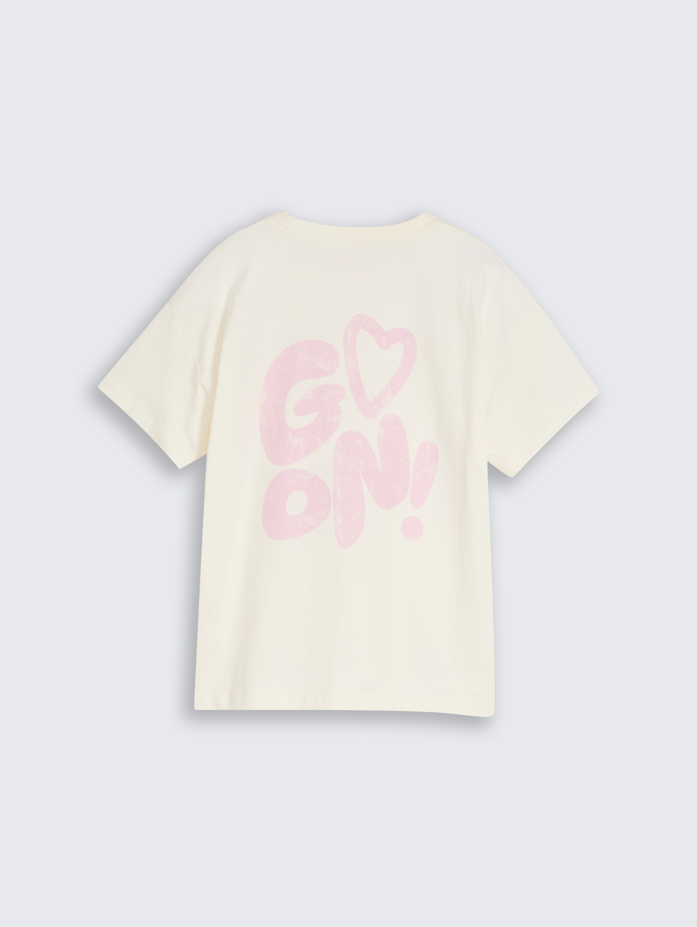 T-shirt oversize avec imprimé dans le dos - Wool White