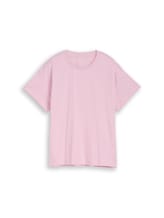 Sélectionné, T-shirt oversize avec imprimé dans le dos par Tom Tailor, rose