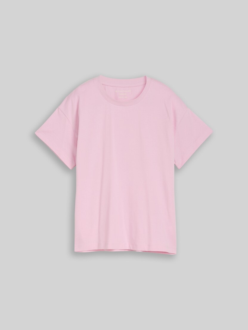 Oversize T-Shirt mit Rückenprint von Teen Girls, cold pink