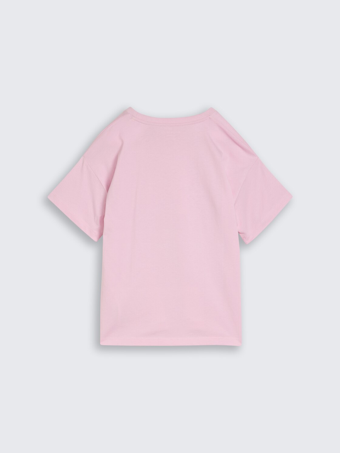 Oversized T-shirt with print - cold pink