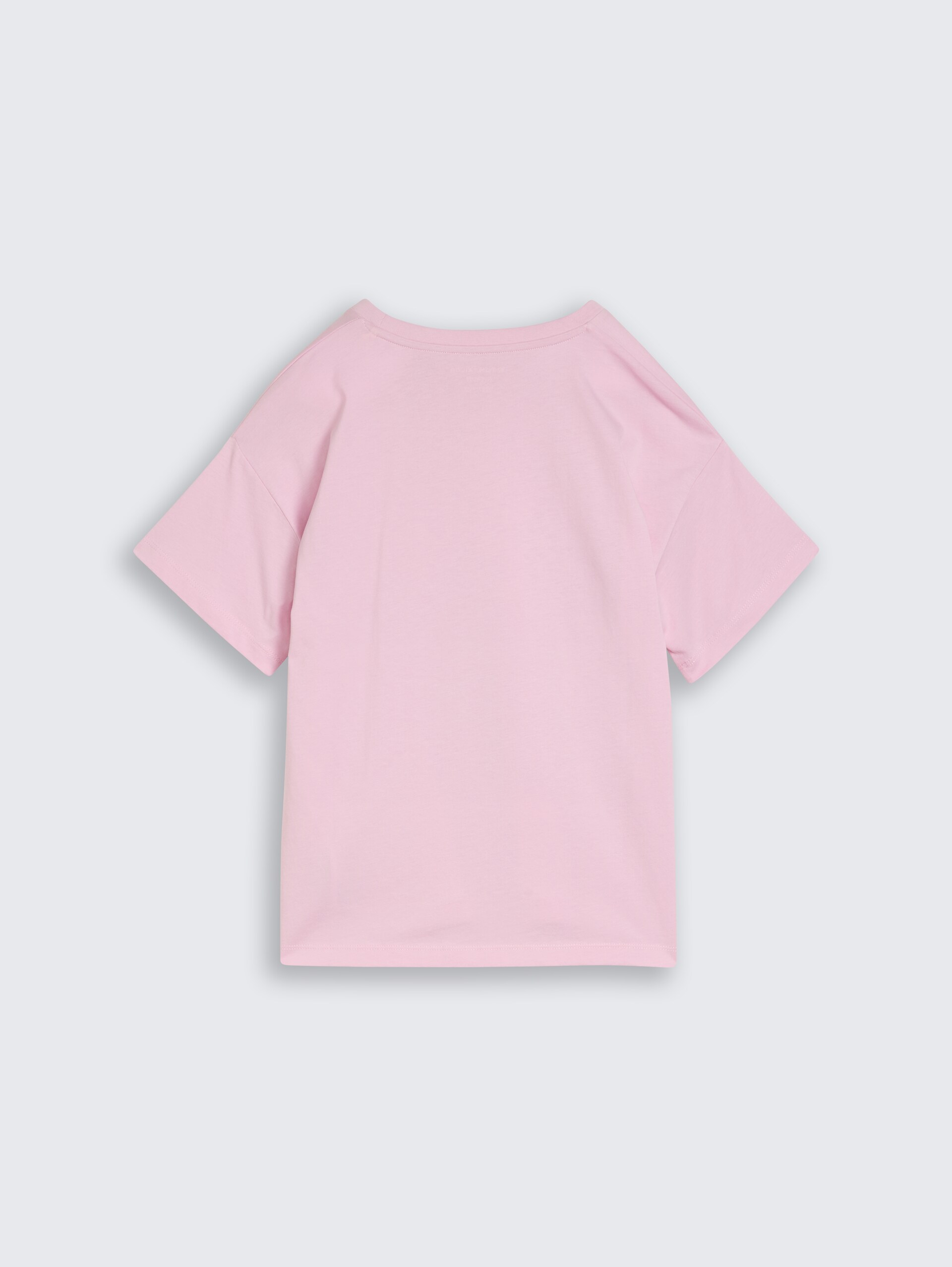 Oversize T-Shirt mit Print - cold pink