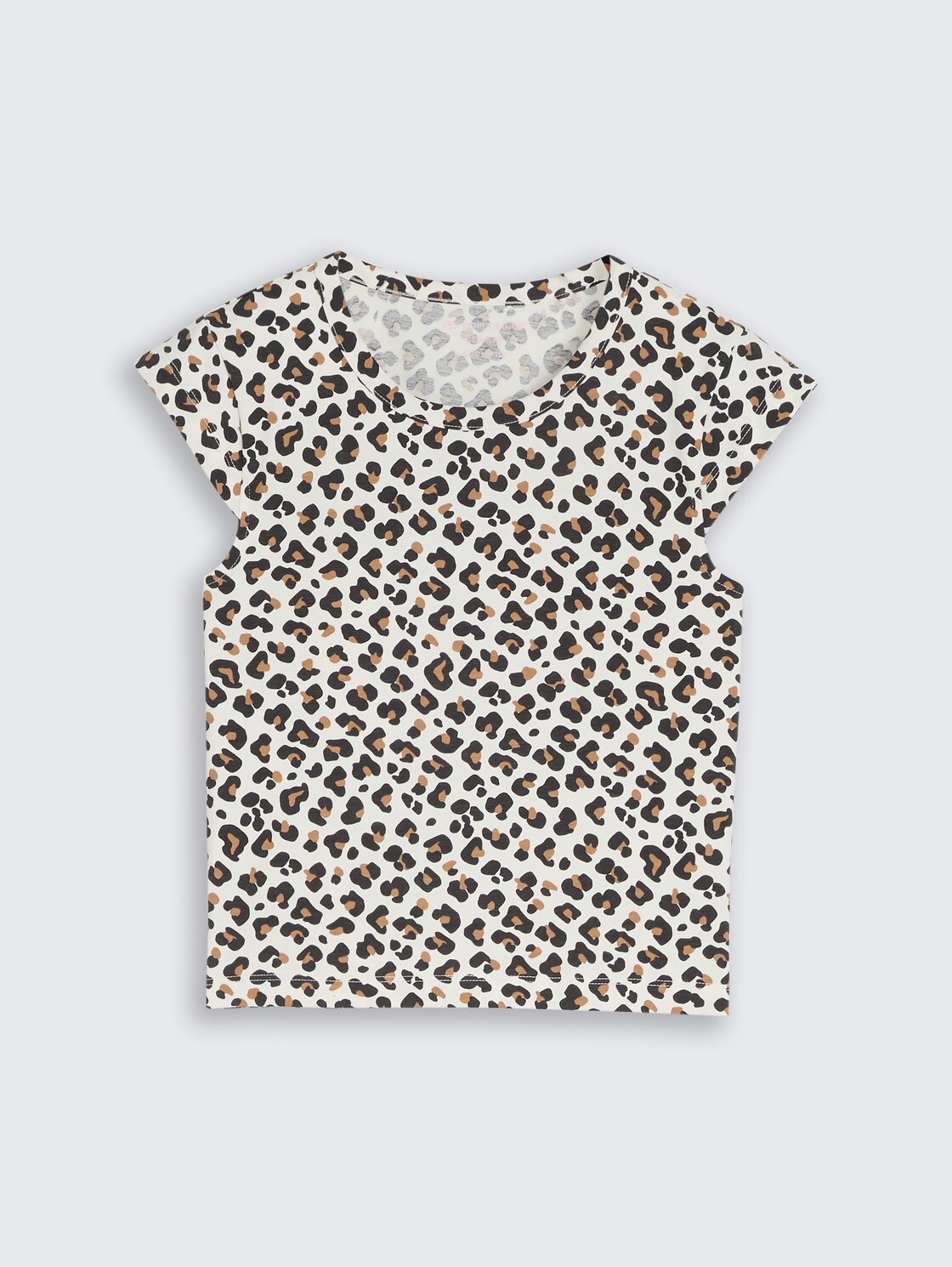 Oversize Sweatshirt mit Leo-Print - white beige leo print - Vorder-Produkt-Ansicht