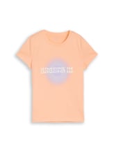 Ausgewählt, T-Shirt mit Print von Tom Tailor, orange