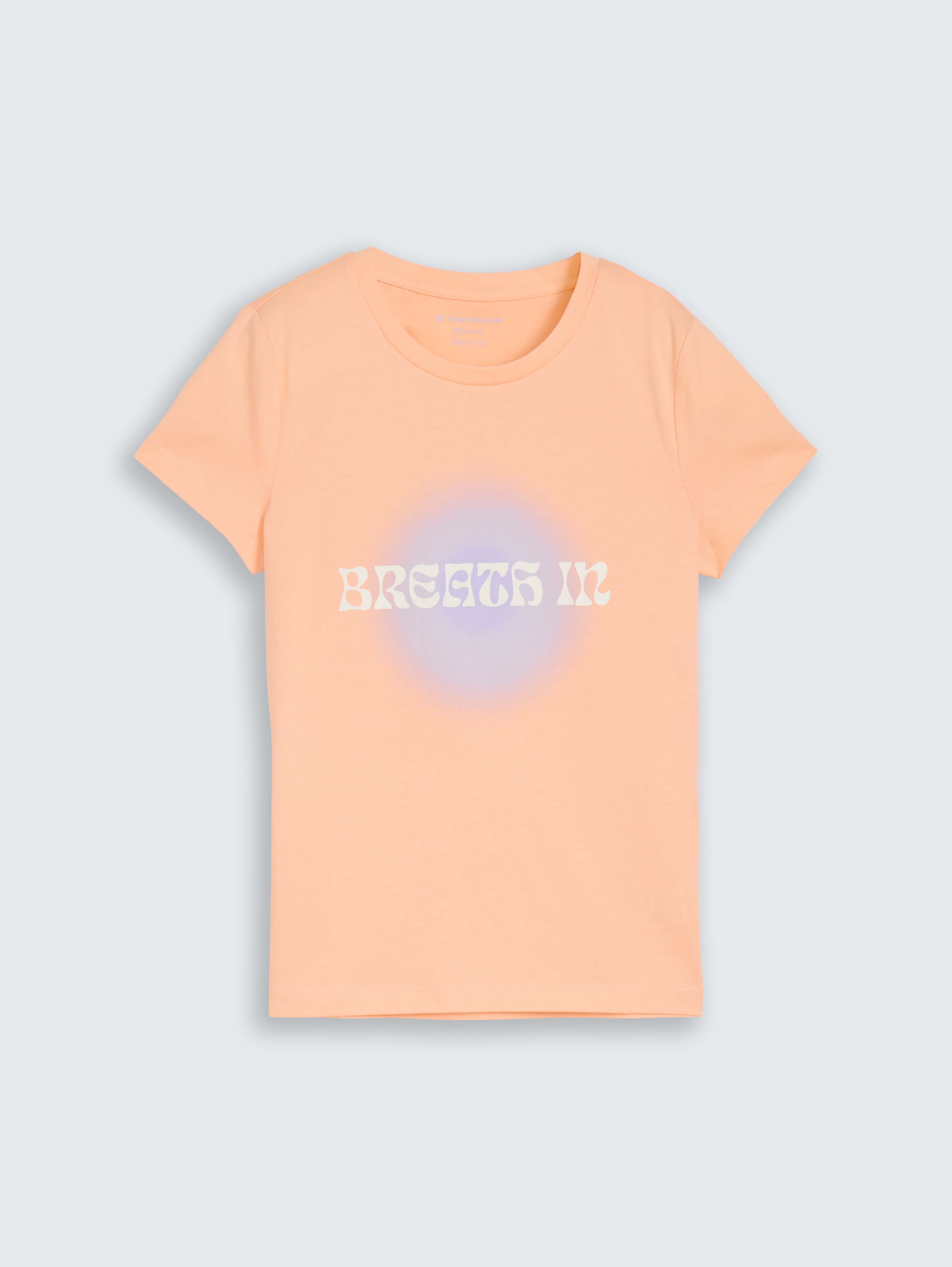 T-Shirt mit Print von Teen Girls, peach bloom