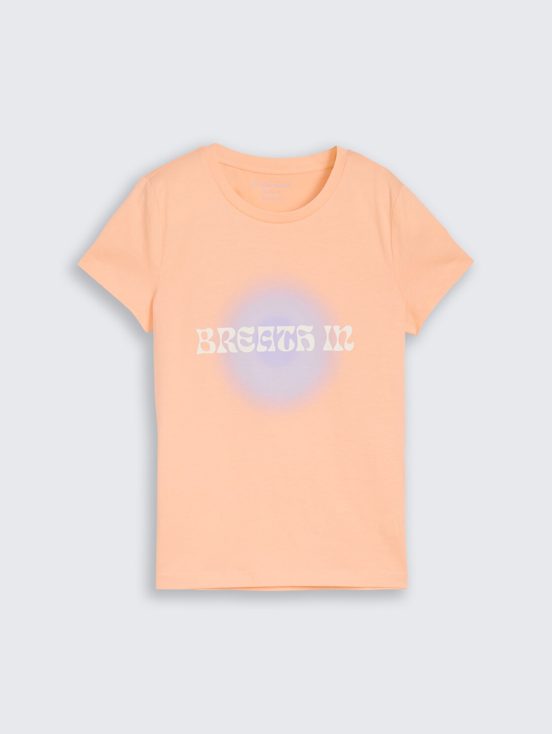 T-Shirt mit Print - peach bloom - Vorder-Produkt-Ansicht