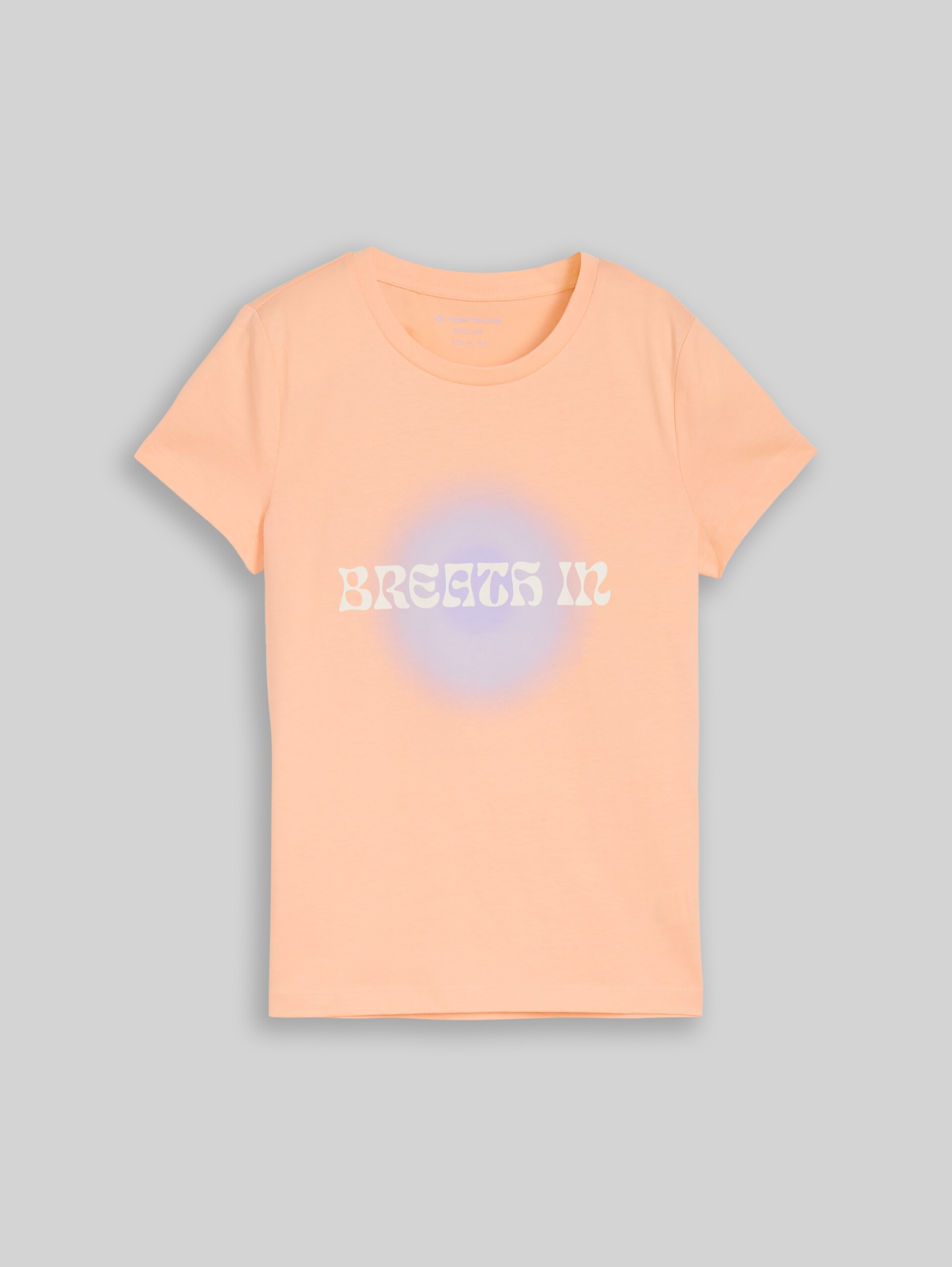 T-Shirt mit Print - peach bloom - Vorder-Produkt-Ansicht
