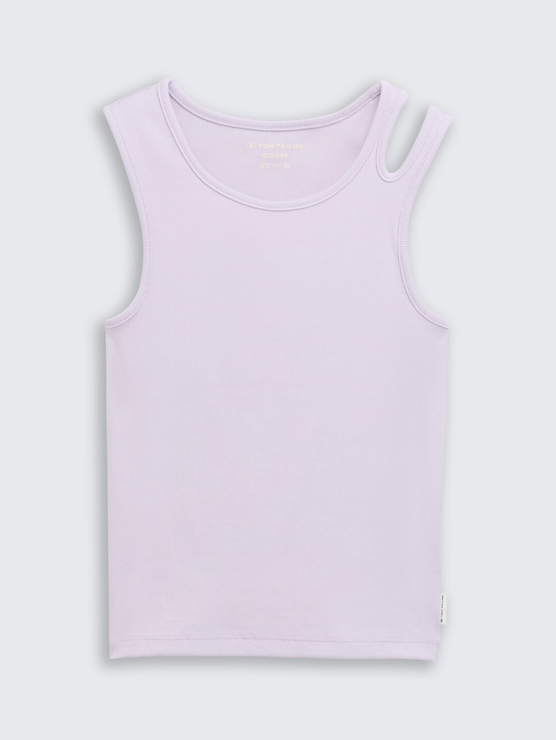 Ripp Tanktop mit Cut-Outs - cool lilac - Vorder-Produkt-Ansicht