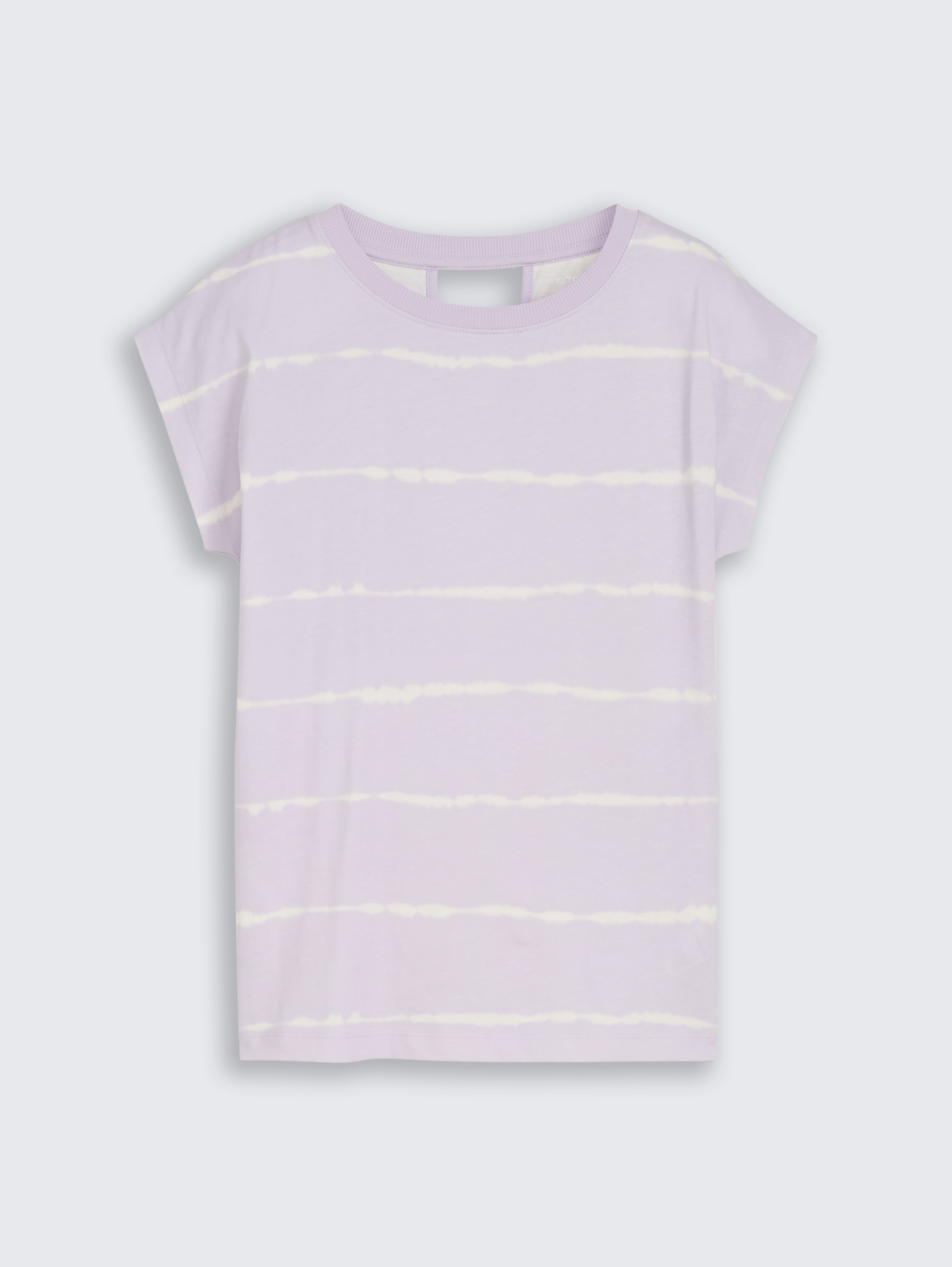 Oversize T-Shirt mit Streifenmuster von Teen Girls, lilac batik design