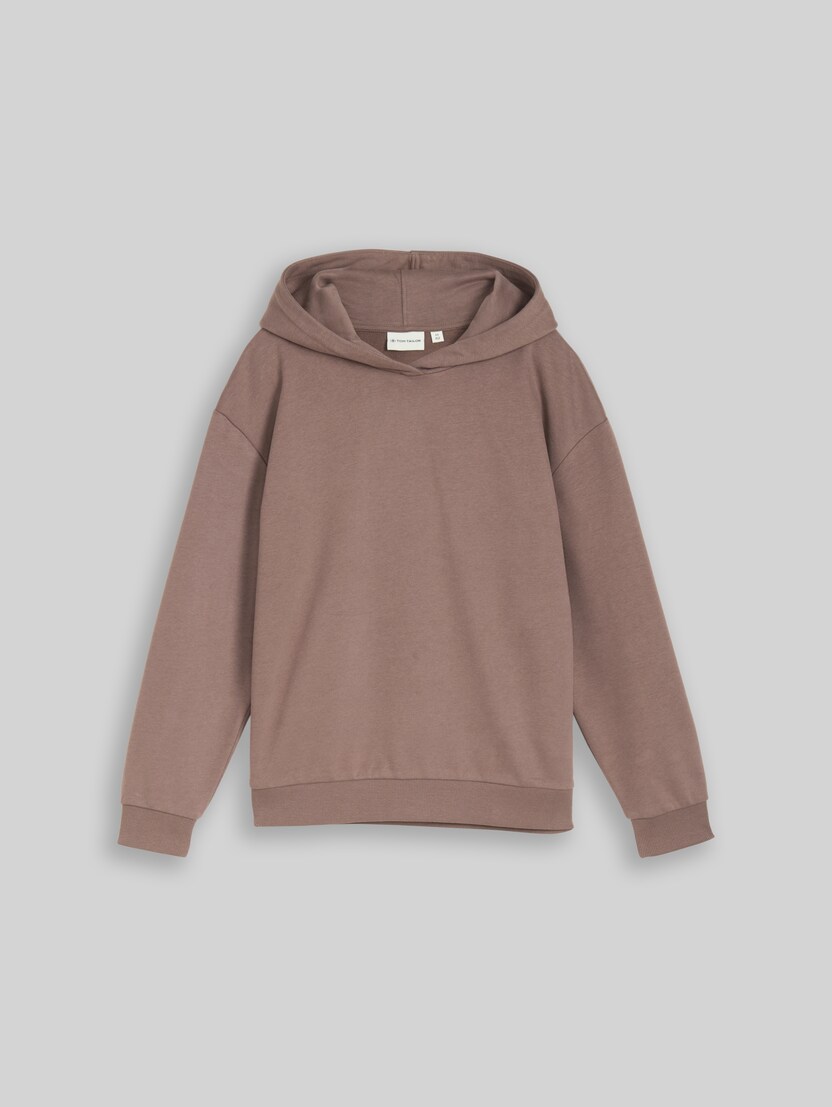Oversize Hoodie Sweatshirt mit Rückenprint von Teen Girls, rusty brown